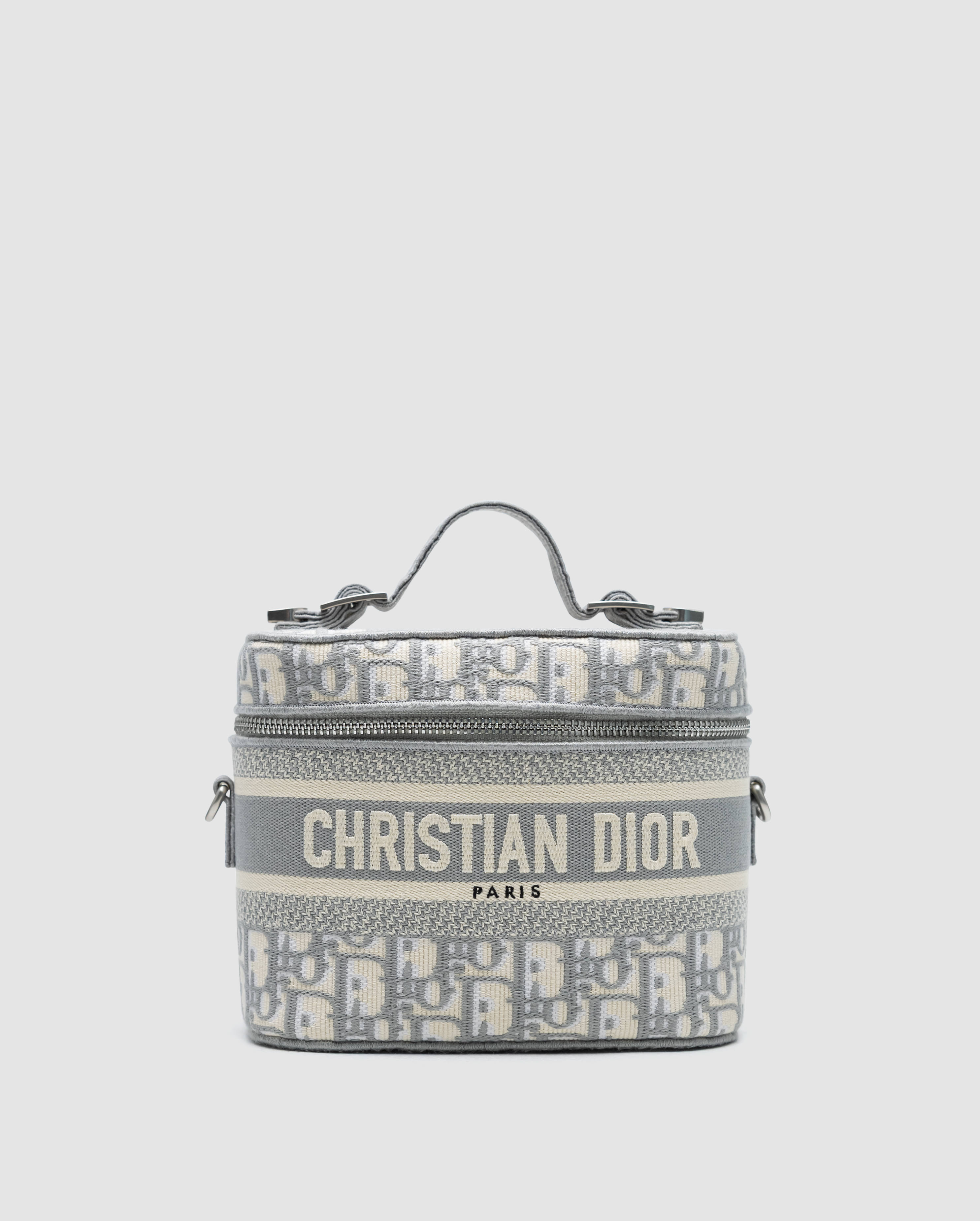 Christian Dior Travel Small Vanity Bag Grey
