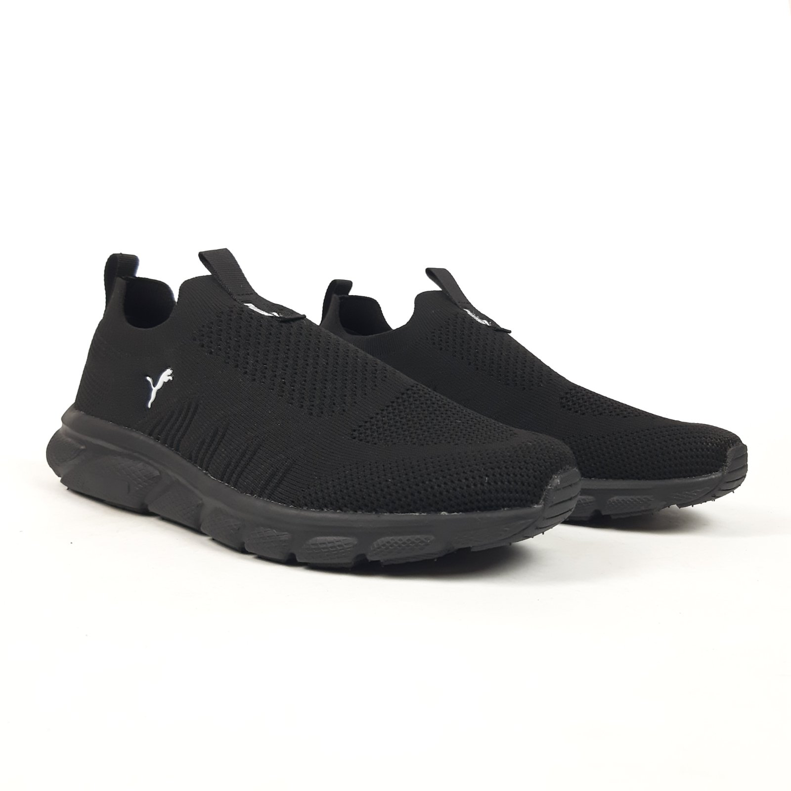 Puma Slip-On Knit тапкі мокасіни сліпони черные для путешествий шлепки сланцы