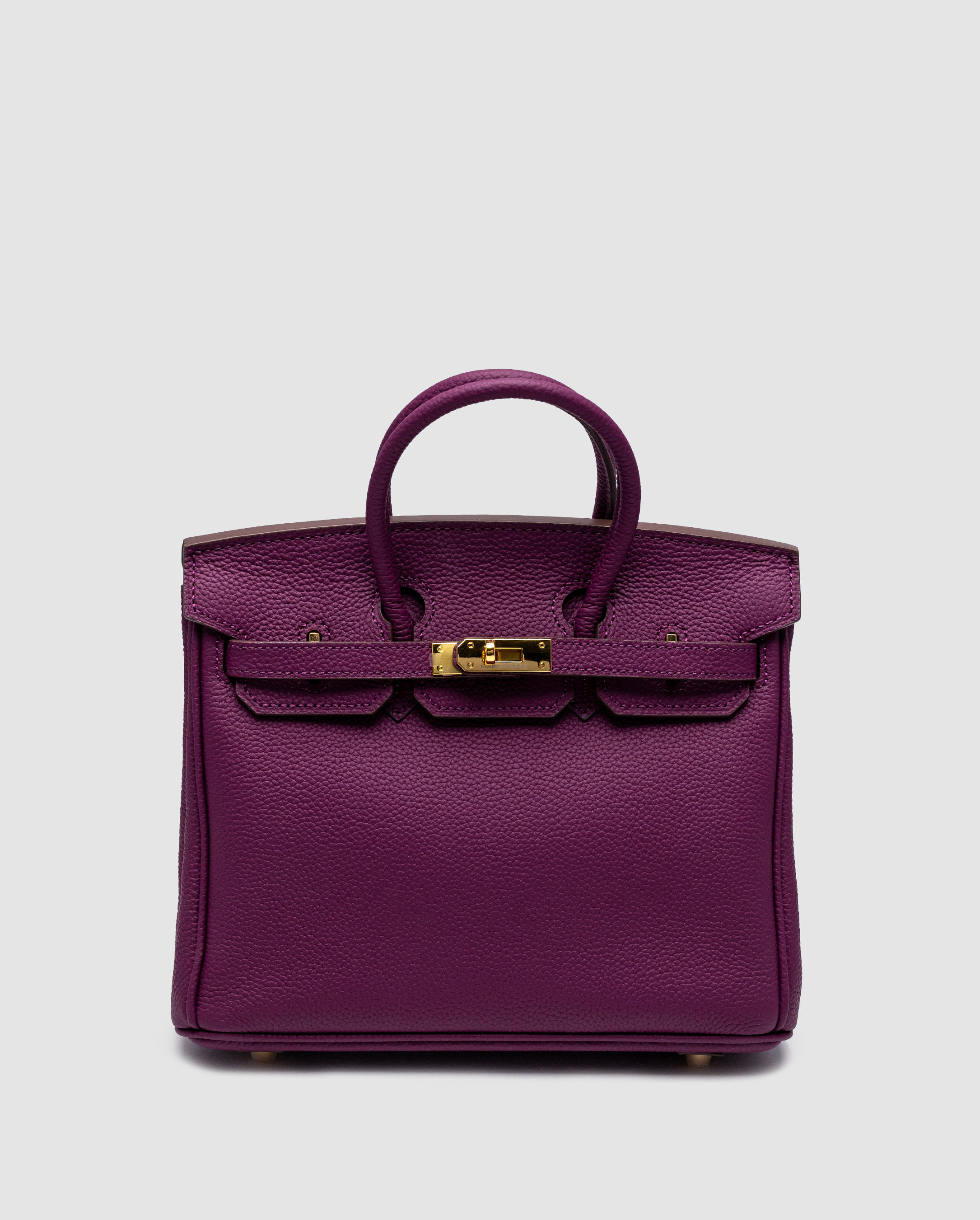 Hermes Birkin 25 Togo Cassis/Gold