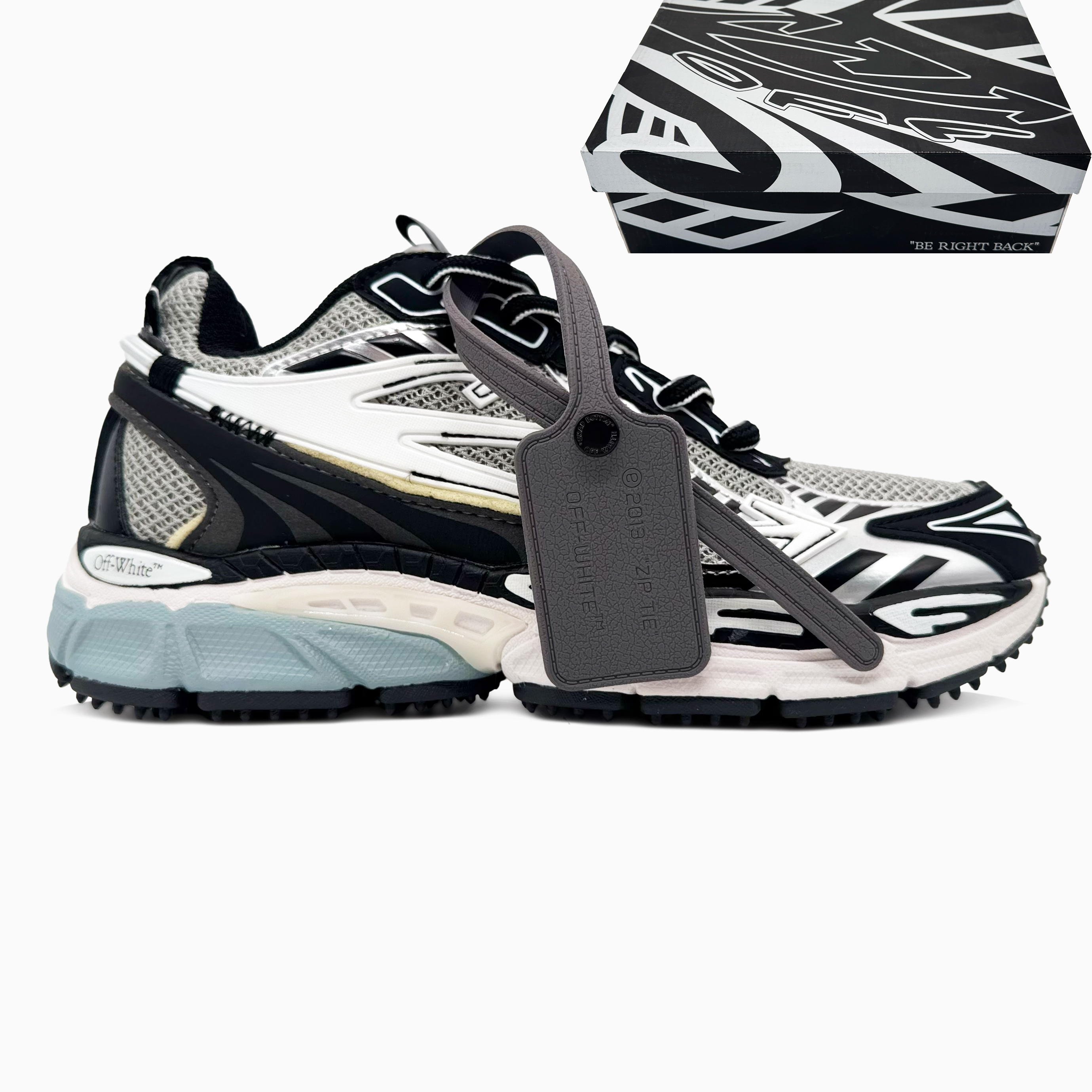 Off White Be Right Back Black Silver — головне фото товару