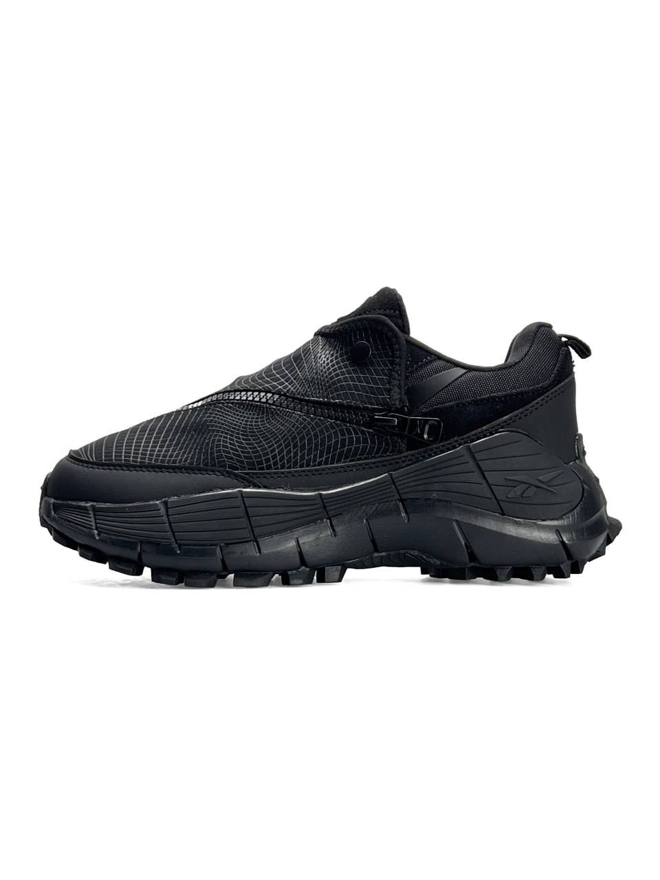 Кроссовки Reebok Zig Kinetica 2.5 Edge x Spyder черные из нубука демисезонные повседневные спортивная обувь