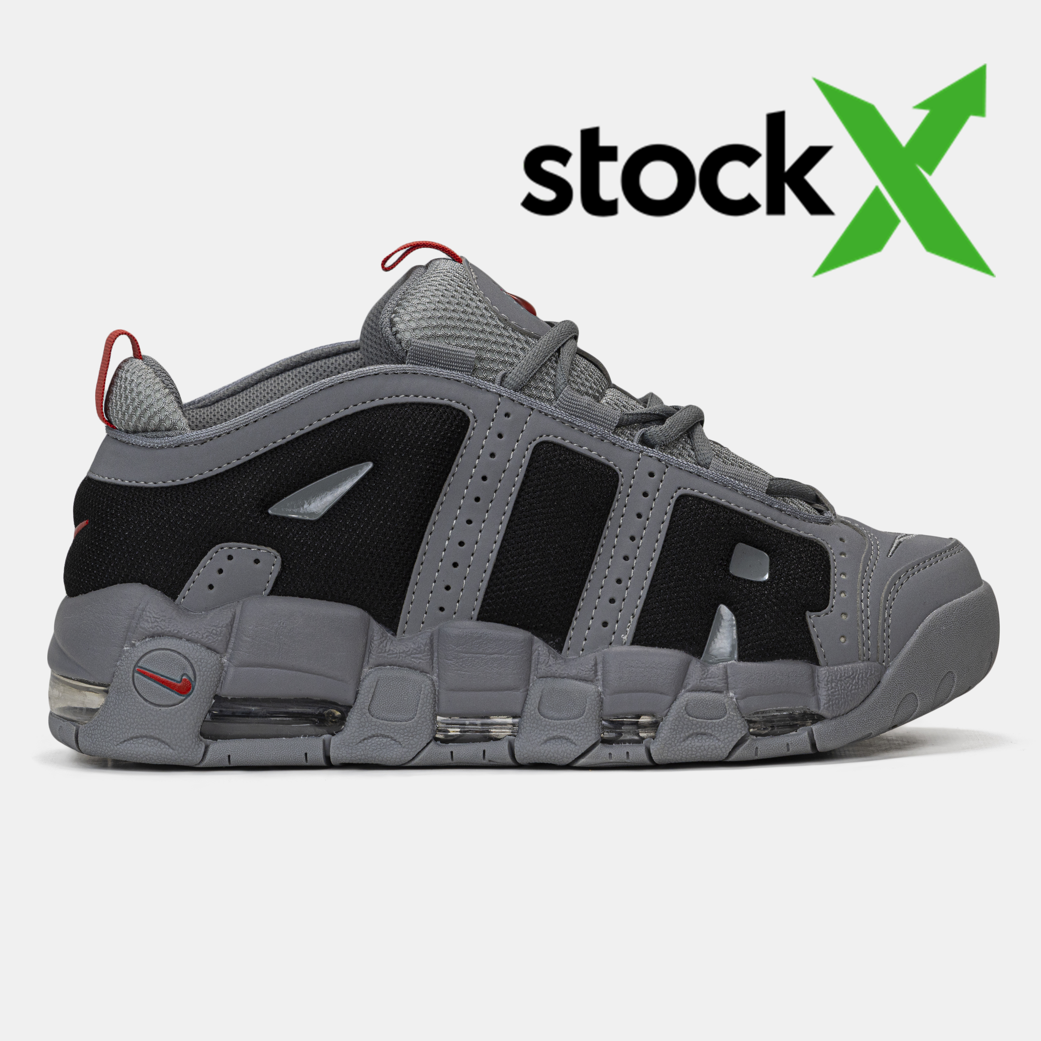 Nike Air More Uptempo Low Grey Black