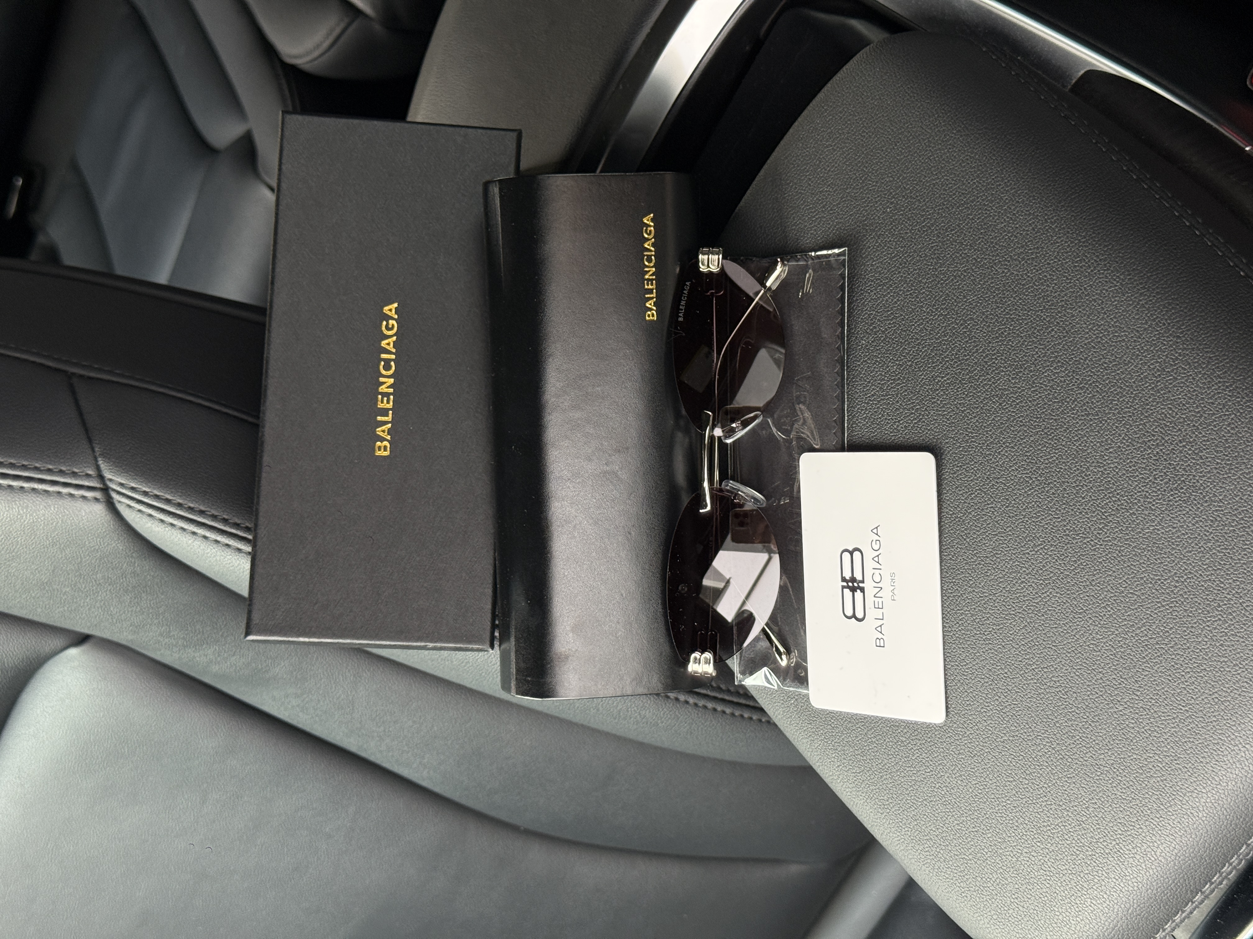 Balenciaga Grey/Silver BB0486S 002 60/17/145