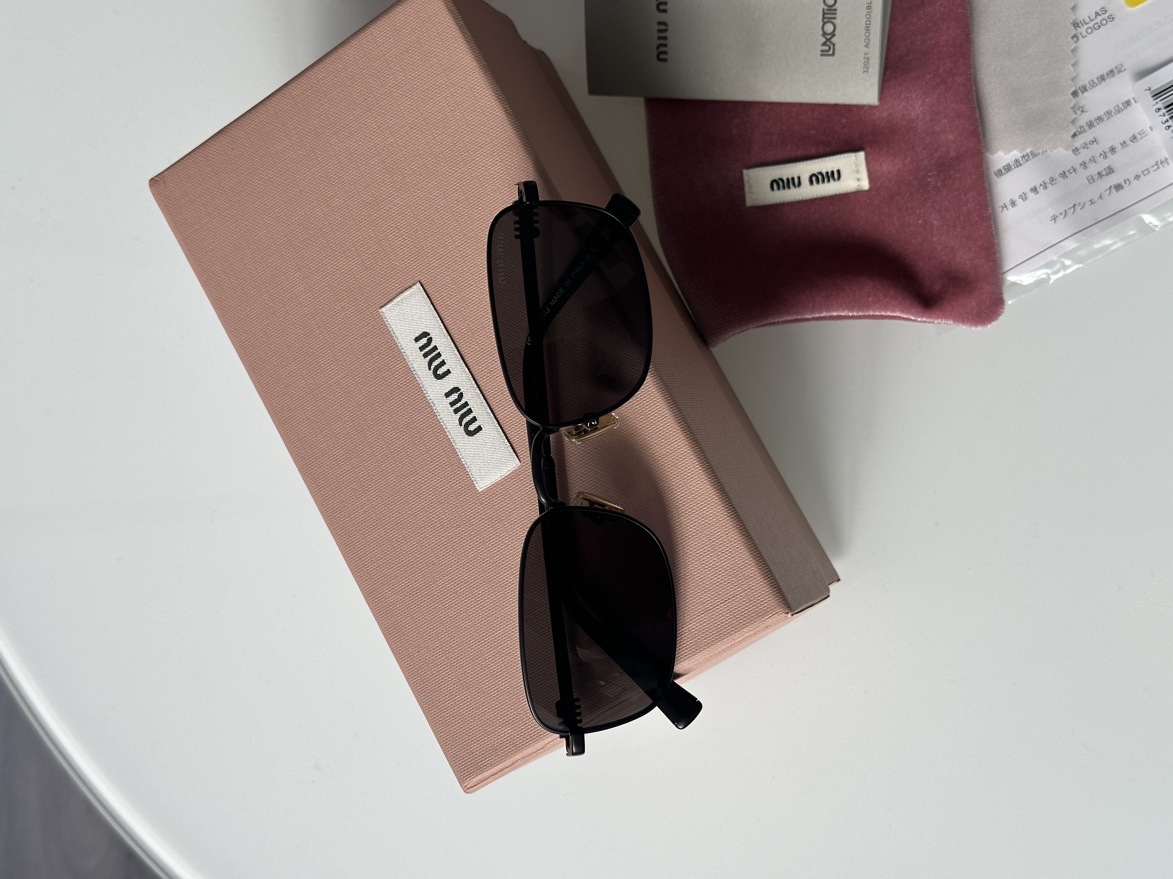 Miu Miu MUA53S 1AB1 | 0 Black/Black 53/19/140