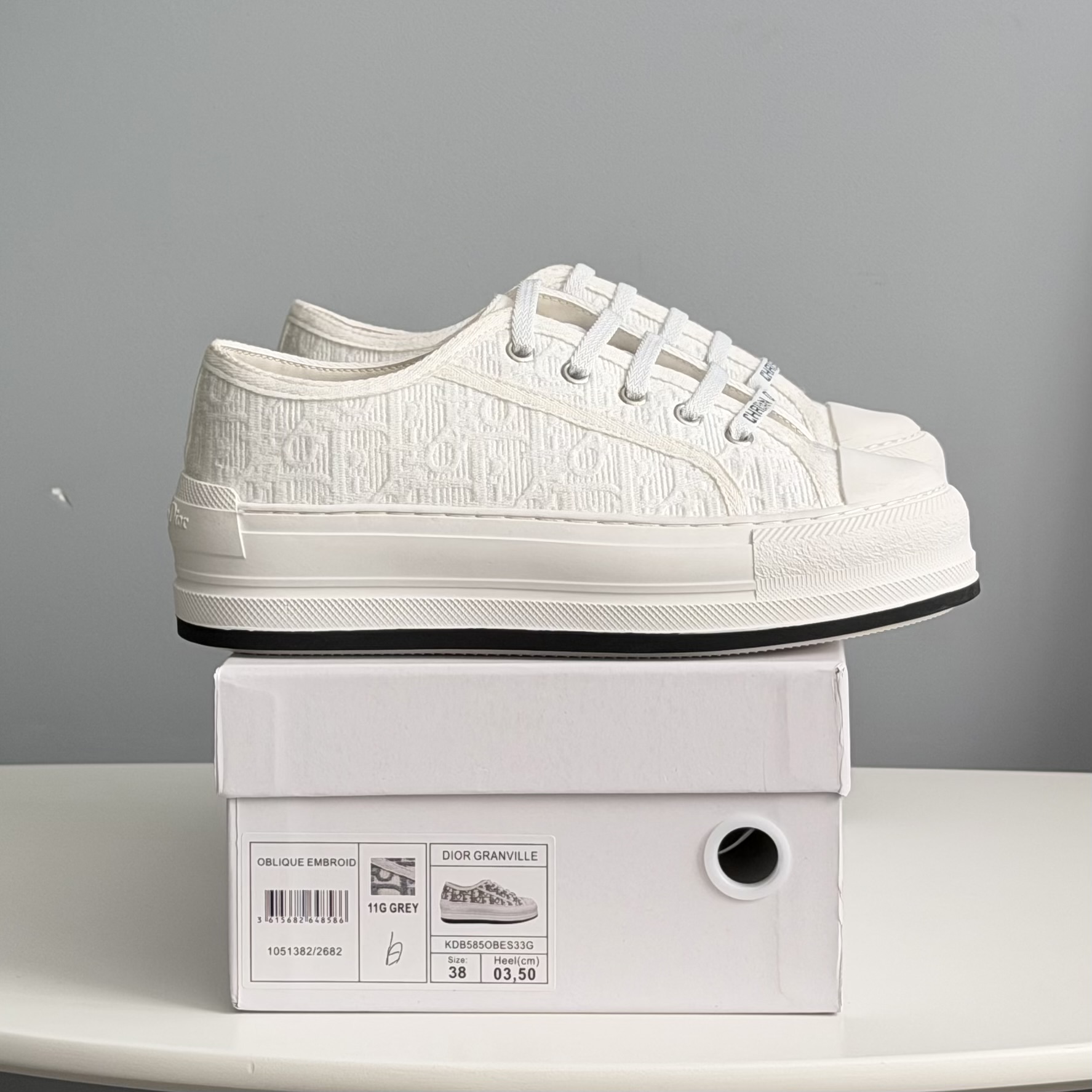 Dior B23 Platform White
