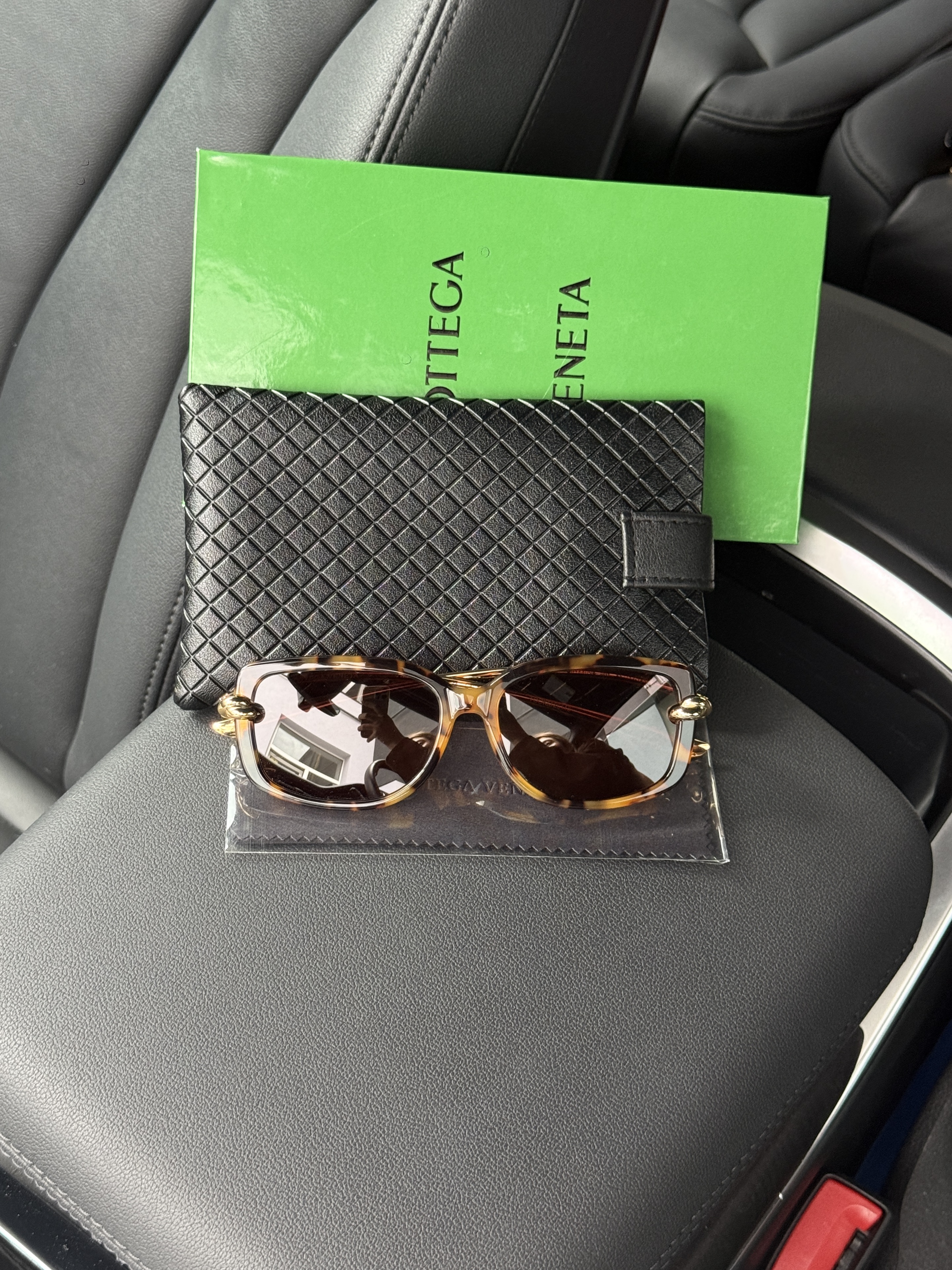 Bottega Veneta Leo/Gold BV1440SA 001 55/17/145 XL