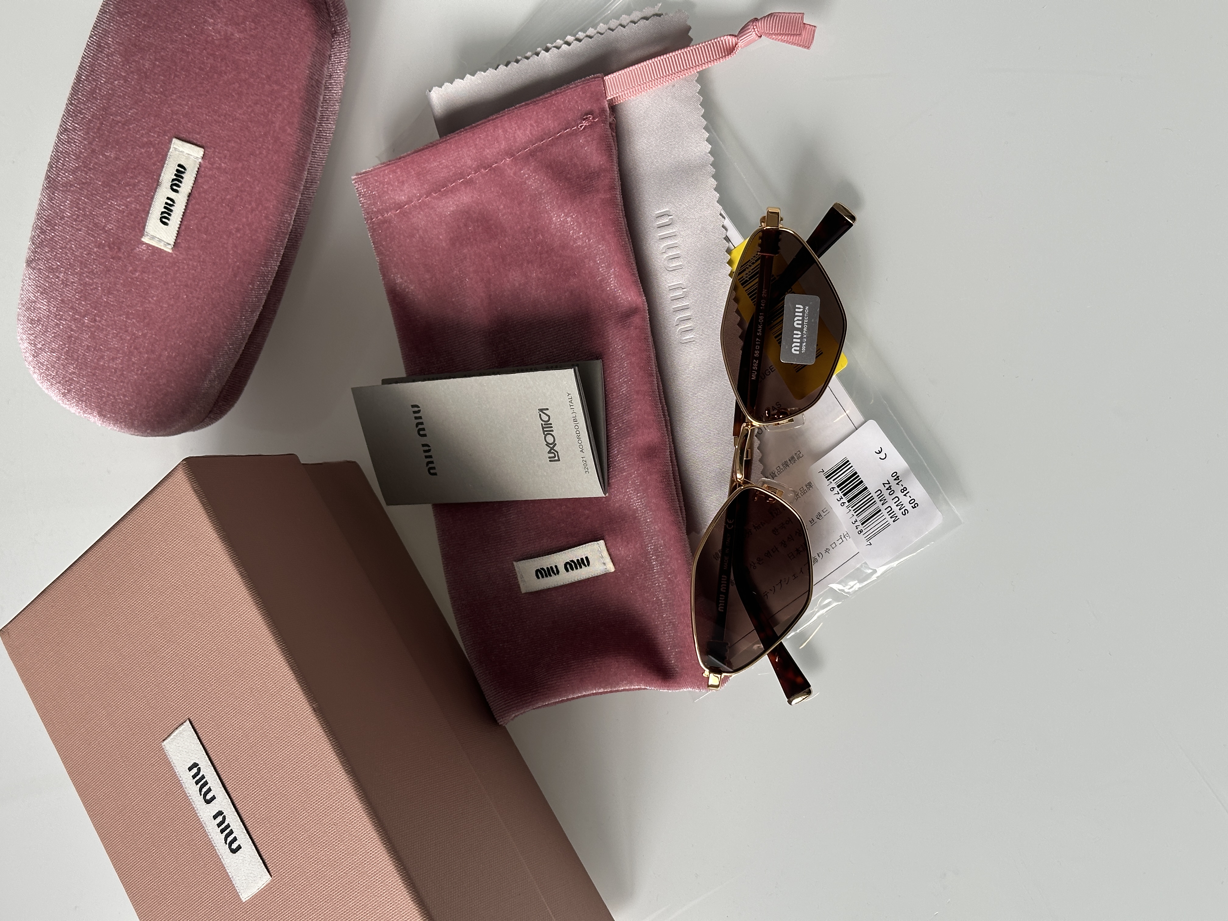 Miu Miu MU56Z 5AK-061 Brown/Gold 56/17/140 2N