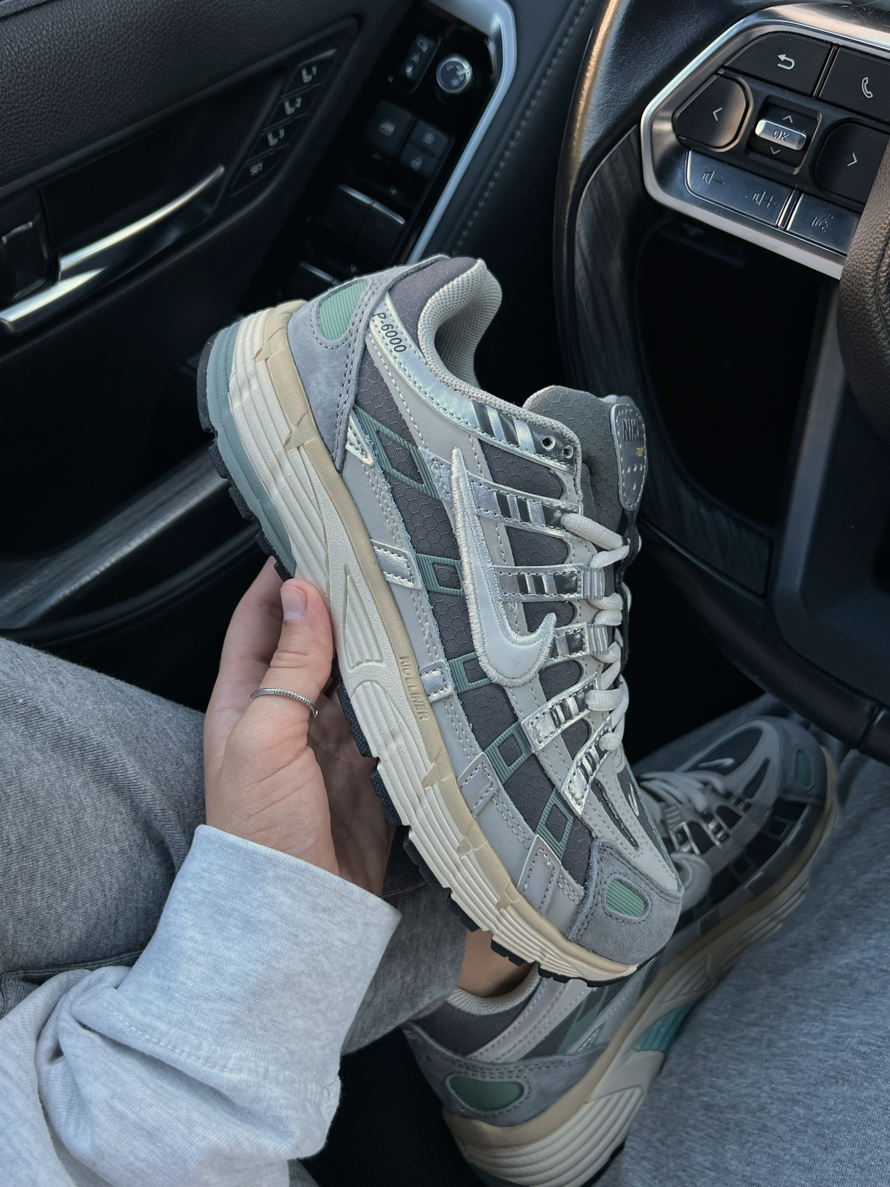 NIKE P-6000 Flat Pewter/ White-Lt Iron Ore Gore-Tex