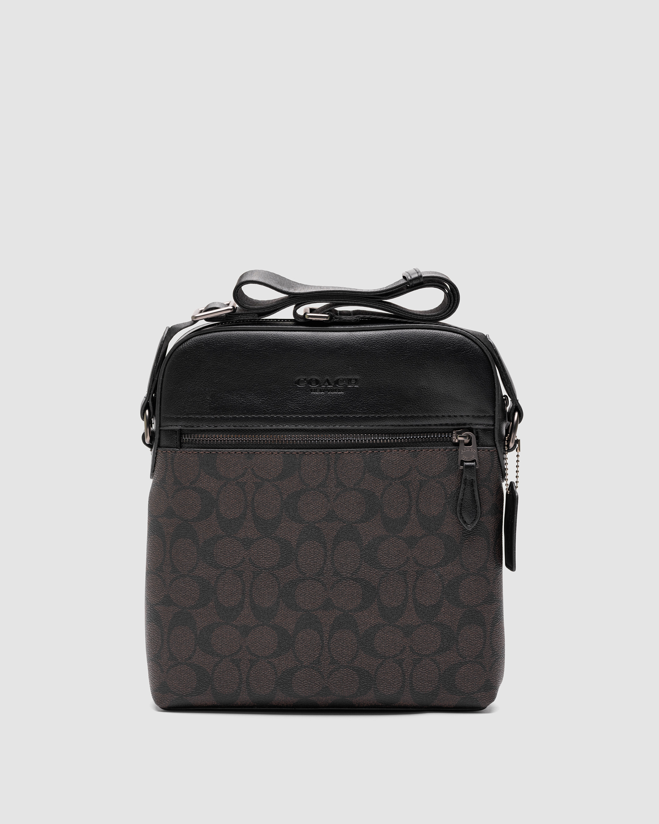 Coach Houston Flight Bag In Signature Canvas Brown