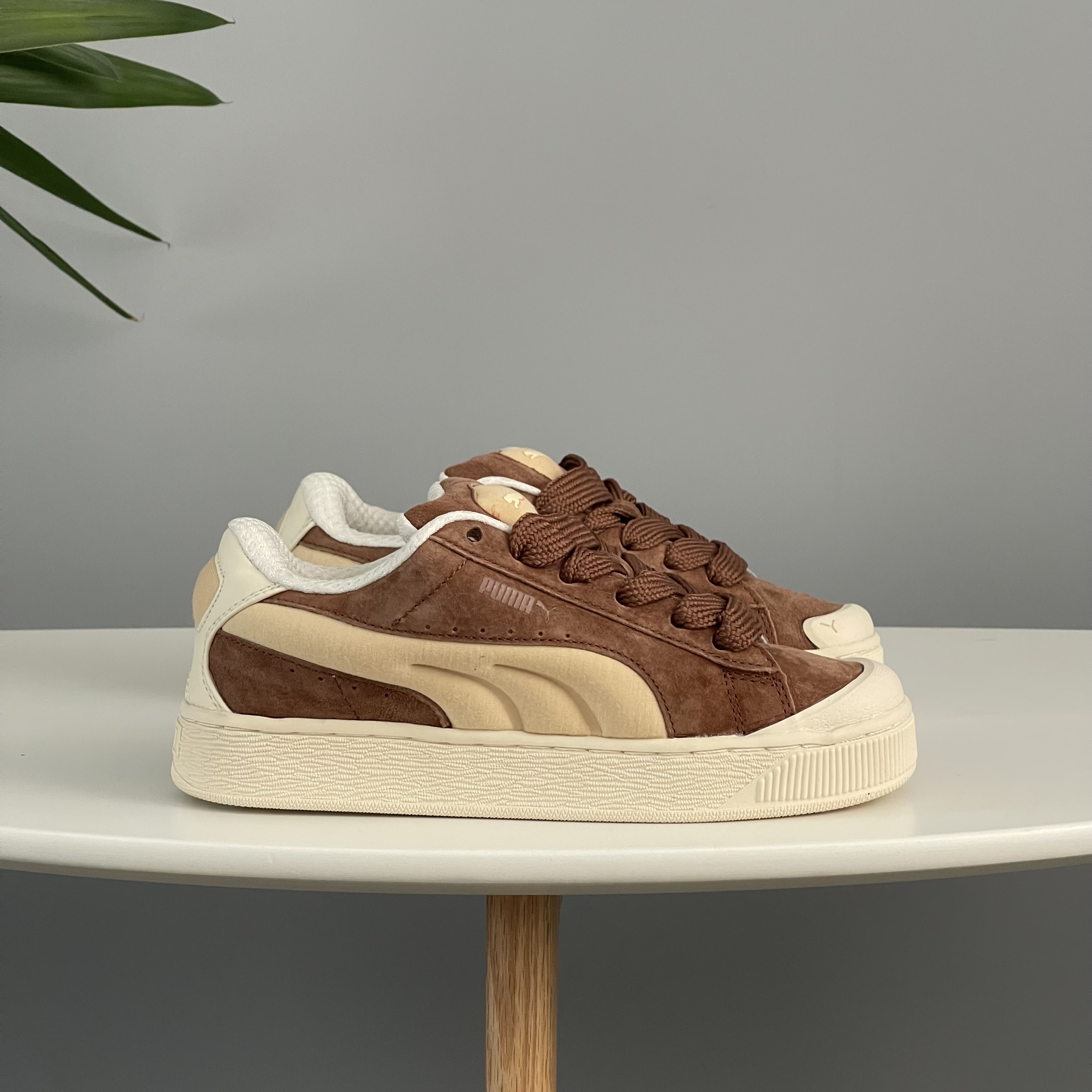 Puma Suede XL Crush Preserves Beige Brown 399415-03