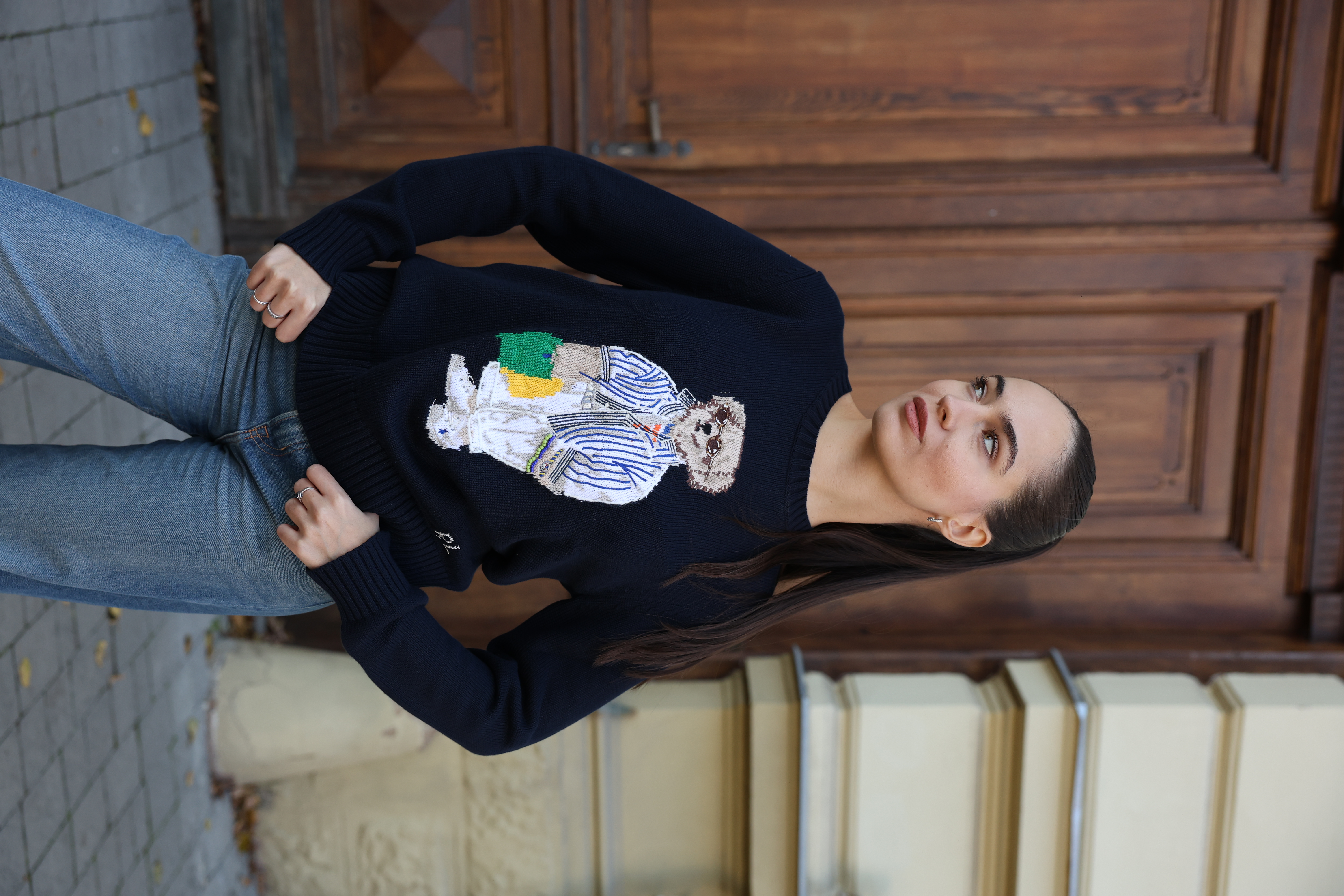Polo Ralph Lauren Polo Bear Crewneck Sweater Black