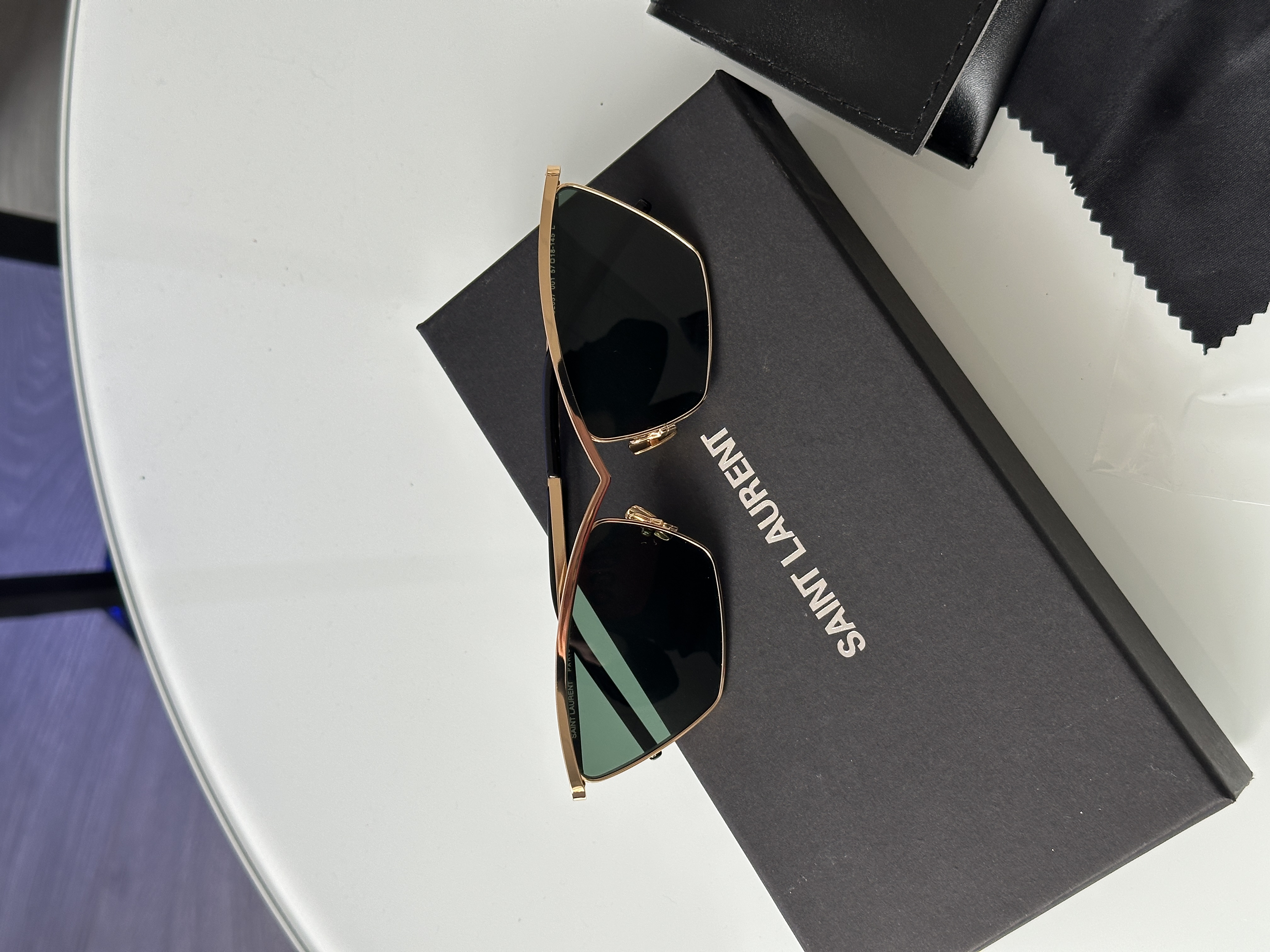 Saint Laurent SL 637 001 Green/Gold 57/18/145 L