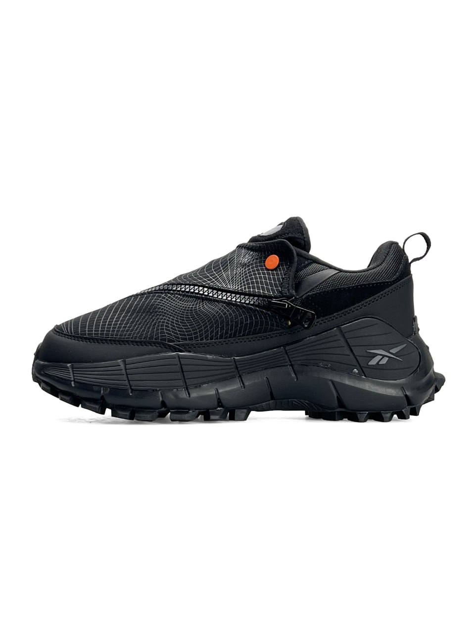 Кроссовки Reebok Zig Kinetica 2.5 Edge x Spyder текстильные черные демисезонные повседневные спортивная обувь