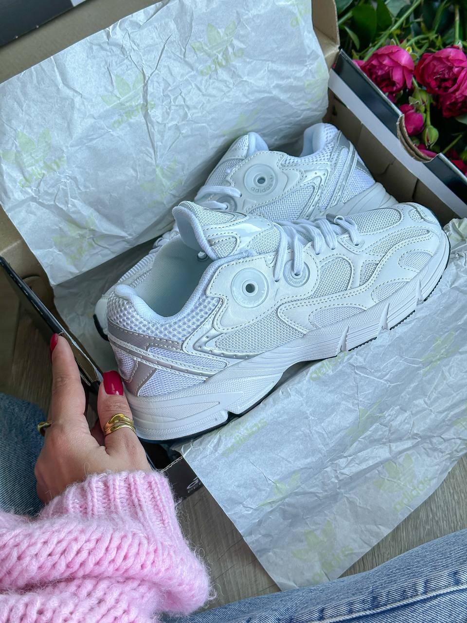 Adidas Astir White/Silver