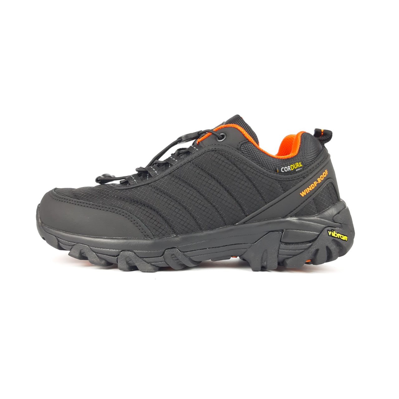 Кроссовки Merrell Vibram Cordura Черные с помаранчевим из нубука зимние стильные повседневные спортивная обувь