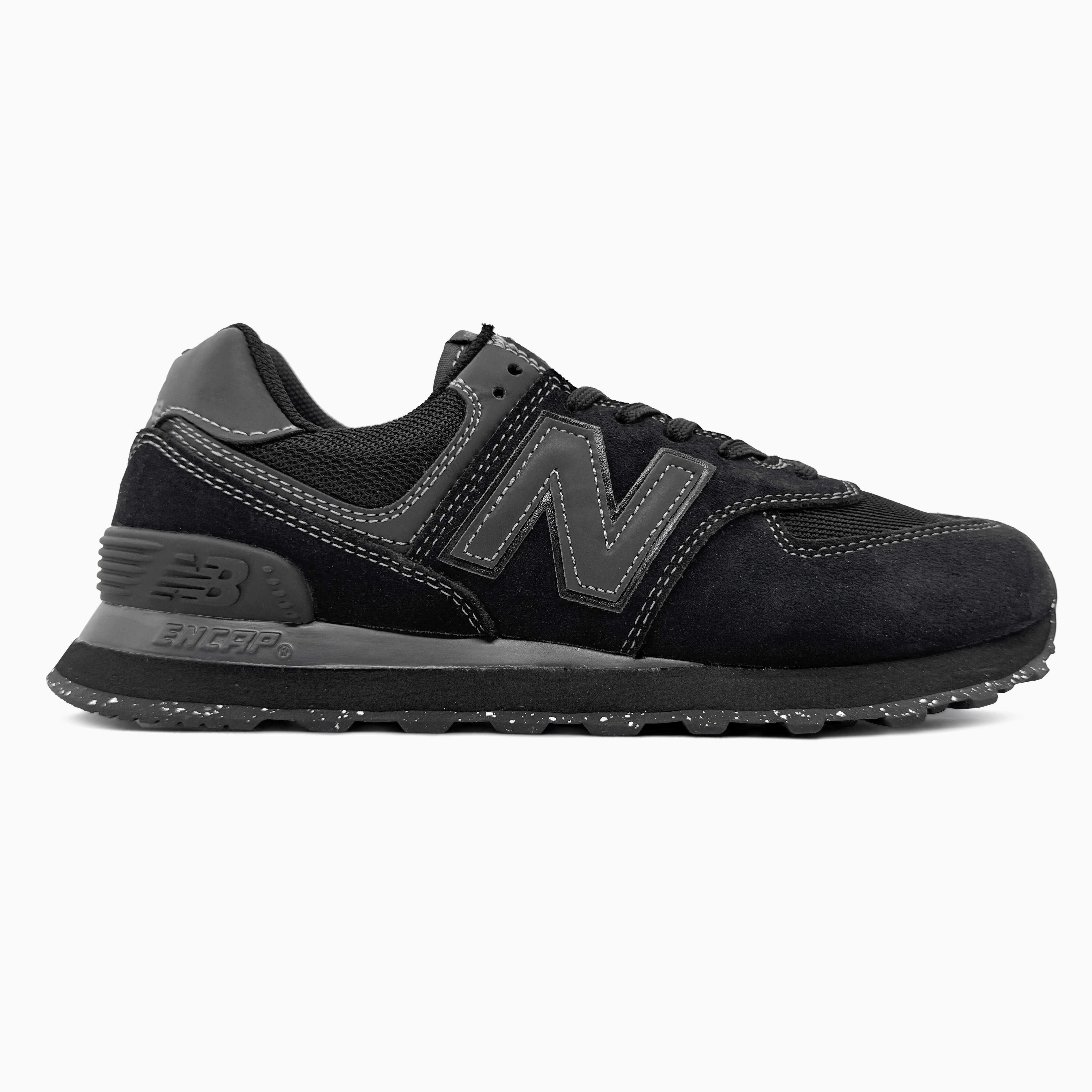 New Balance 574 Full Black — головне фото товару