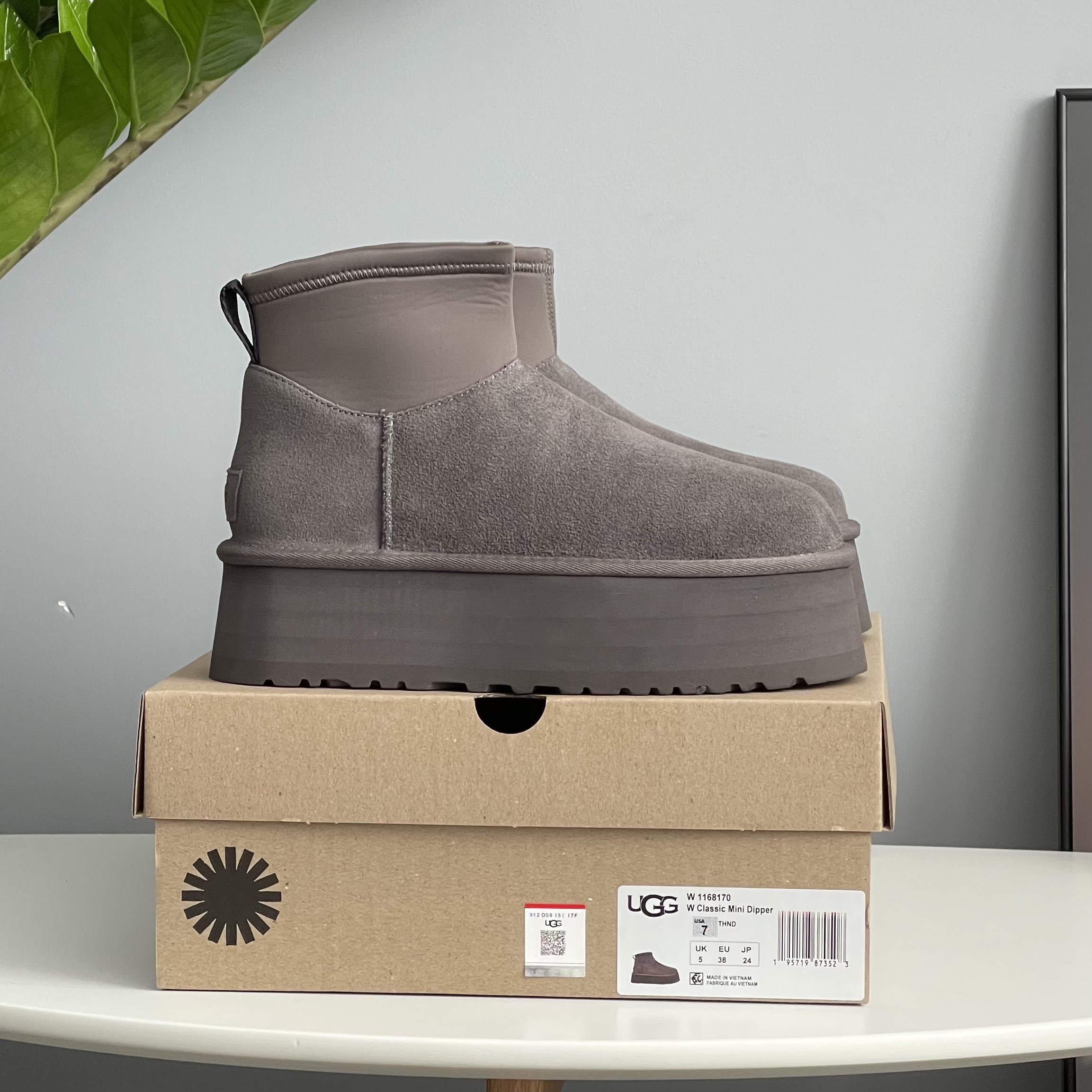 UGG Classic Mini Dipper Grey