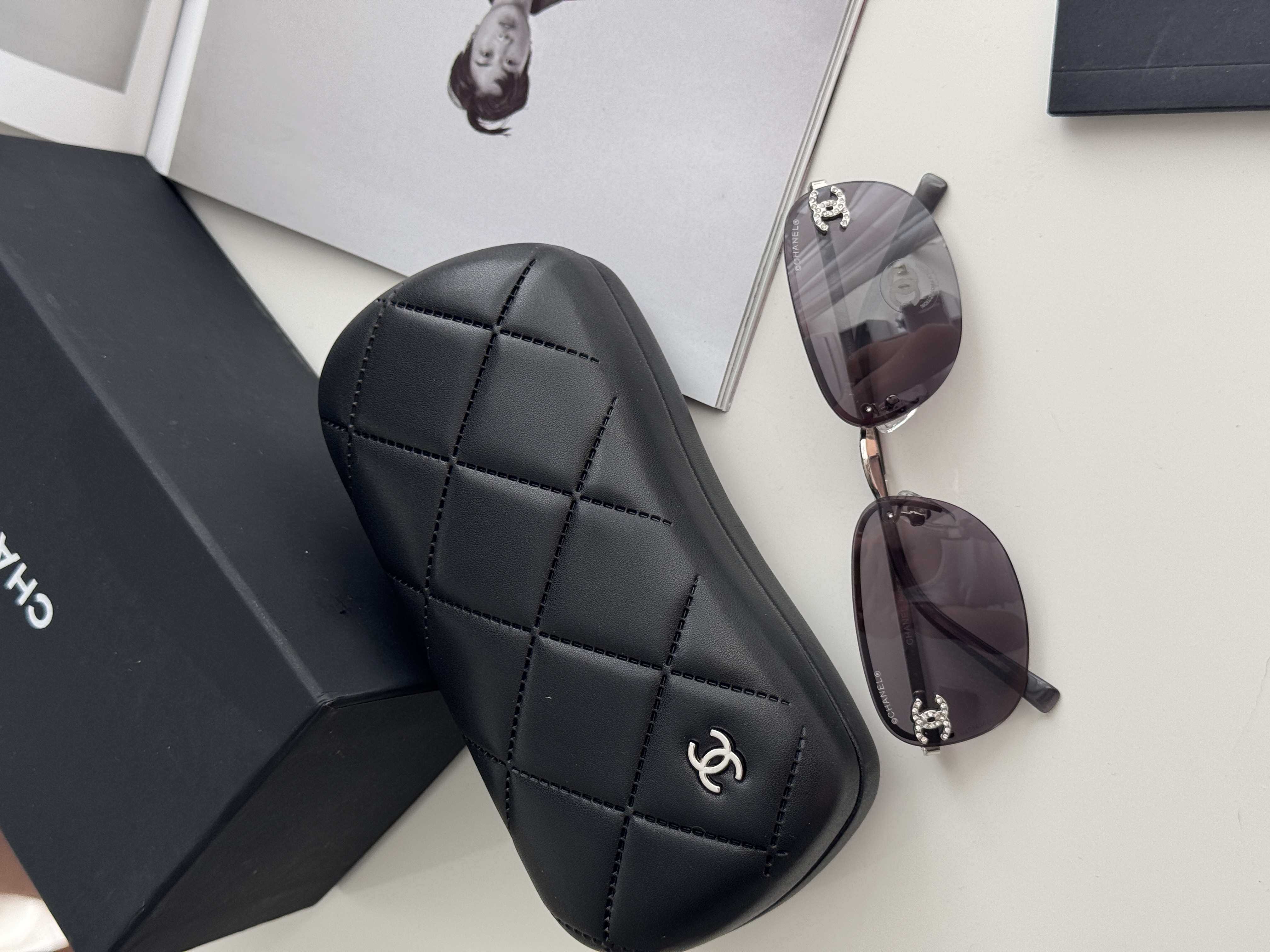 Chanel Black/Silver CH4099 C02 55/16/130