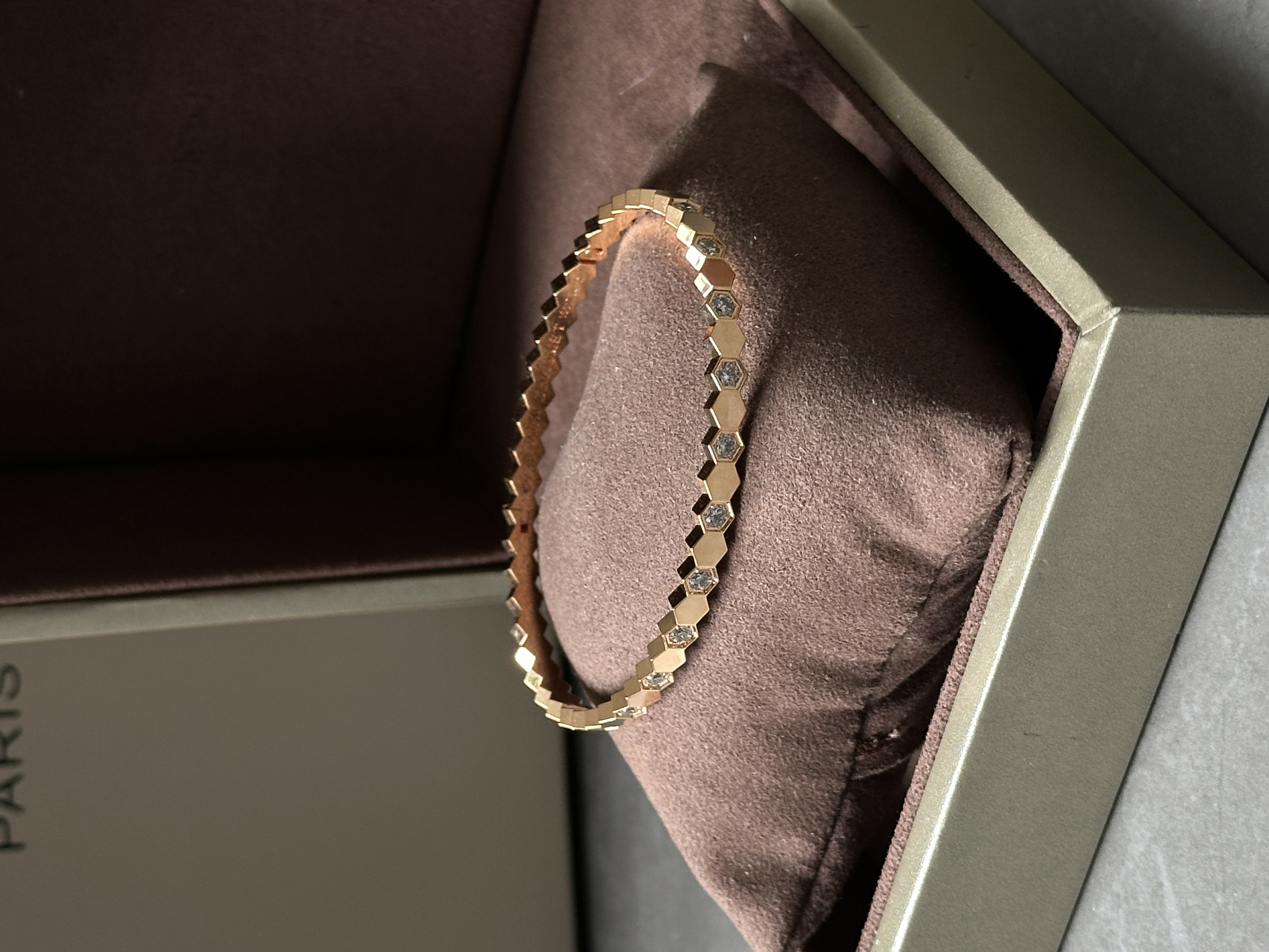 Chaumet Bee de Bracelet 18K Rose Gold with Diamonds
