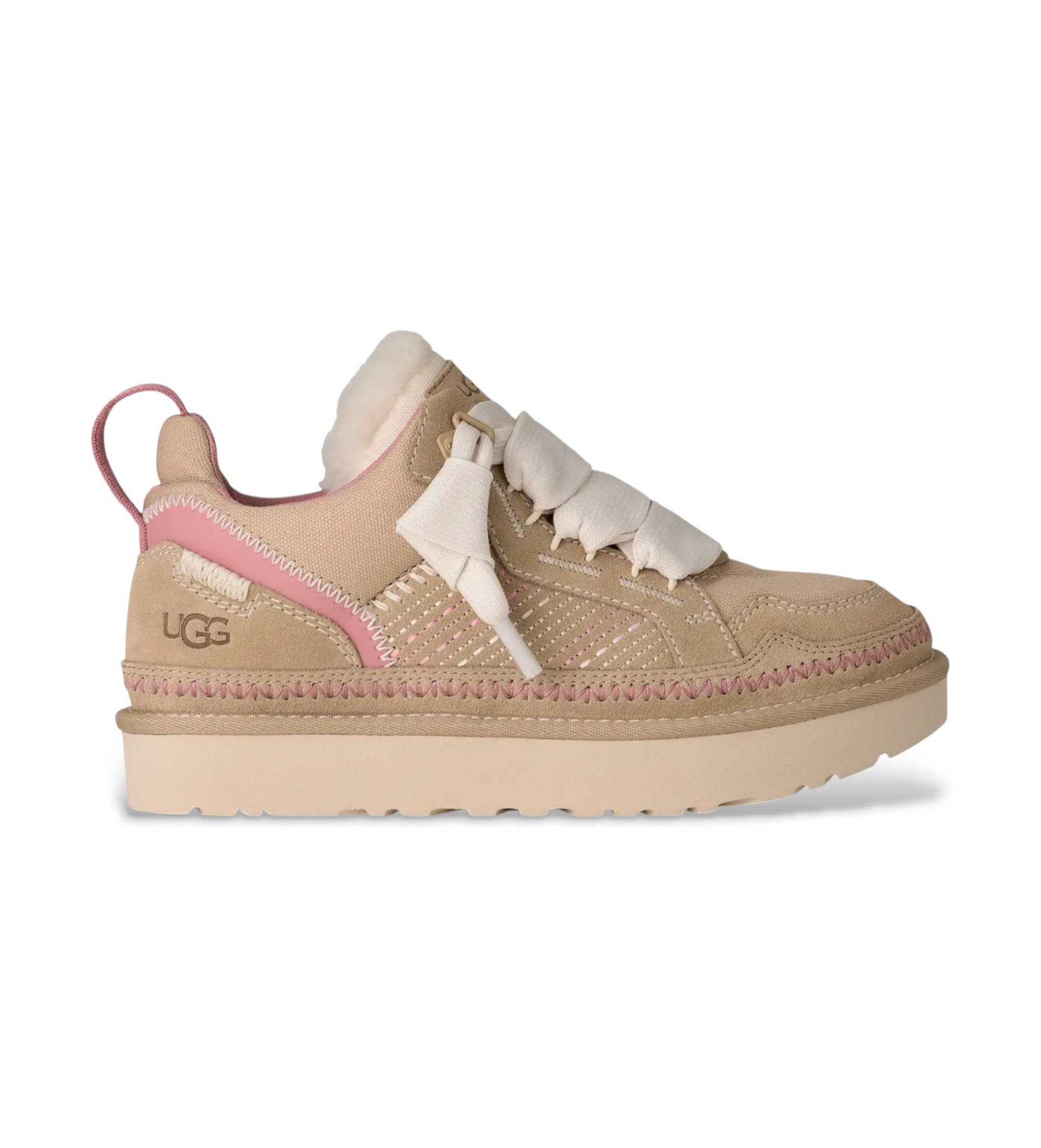 UGG Lowmel Meadow Leather Sneakers light brown мініатюра 2