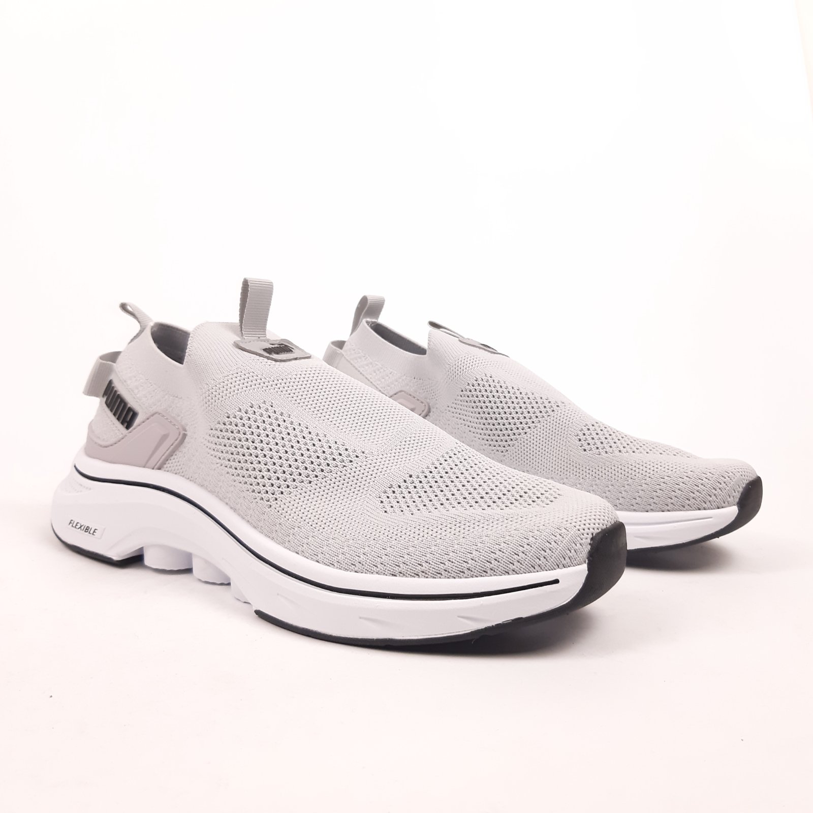 Puma Flexible тапкі мокасіни сліпони темно серые на пляж шлепки сланцы