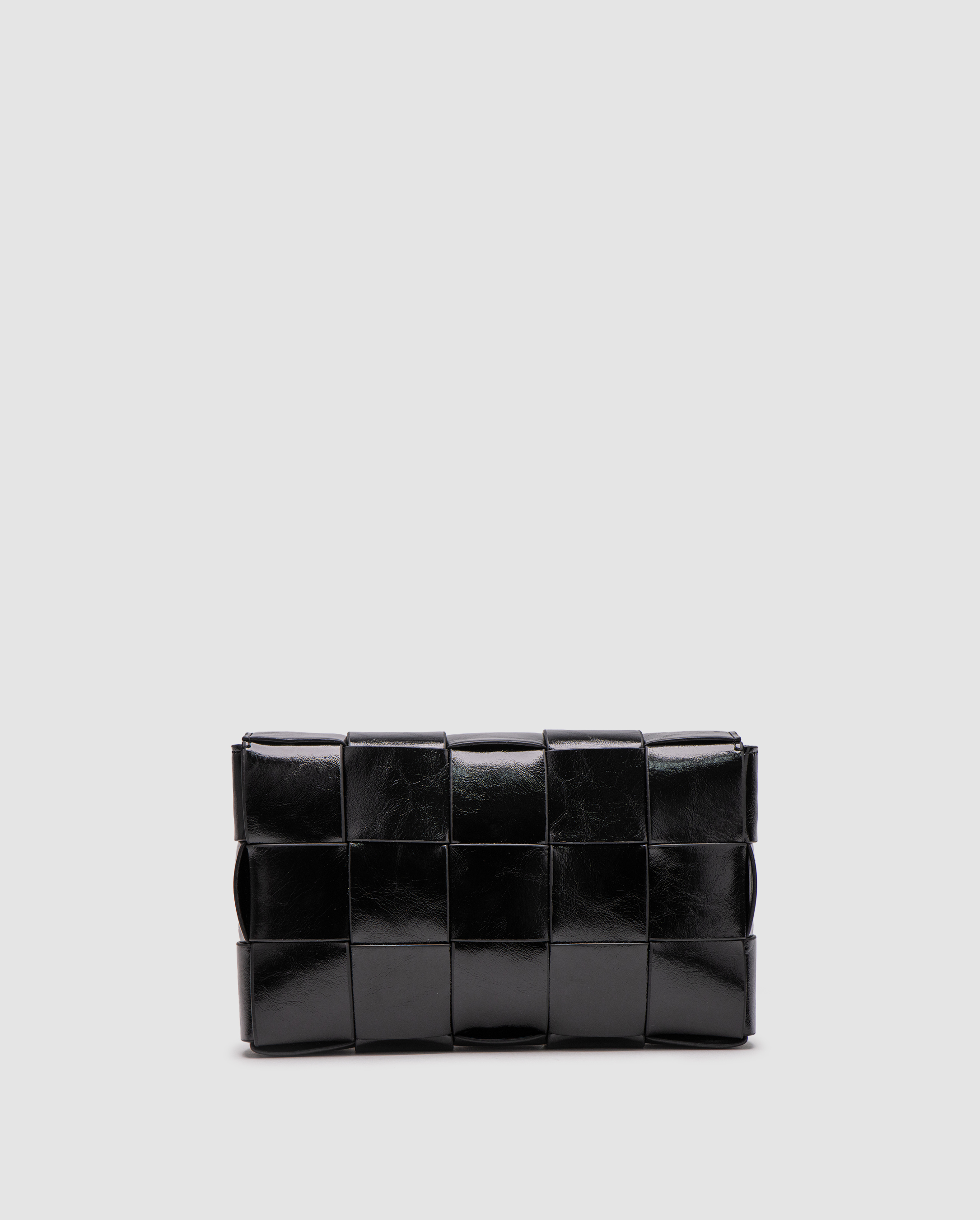 Bottega Veneta Cassette in Intrecciato Leather Black