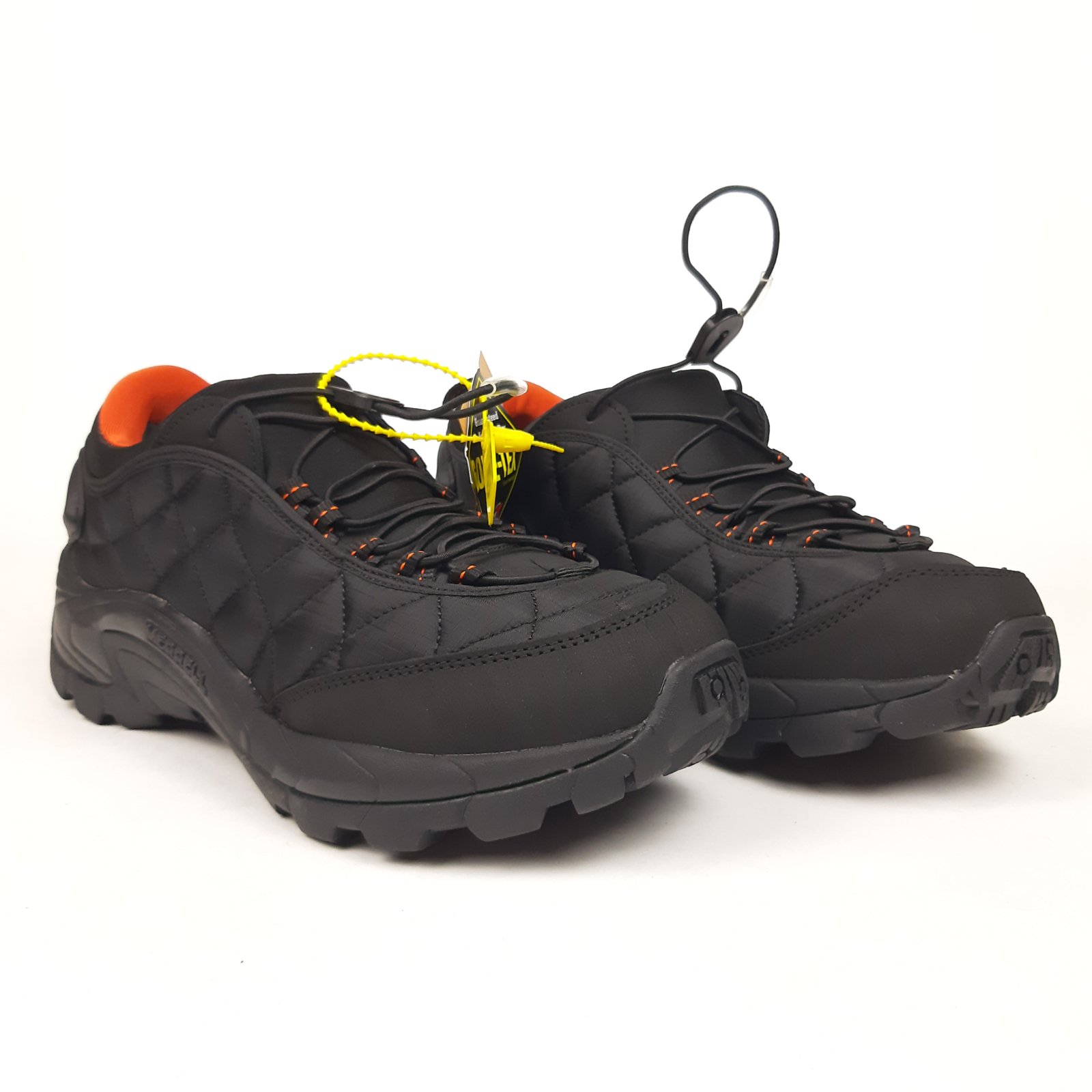 Кроссовки Merrell Ice Cap Moc II черные с помаранчевим резиновые зимние стильные повседневные спортивная обувь