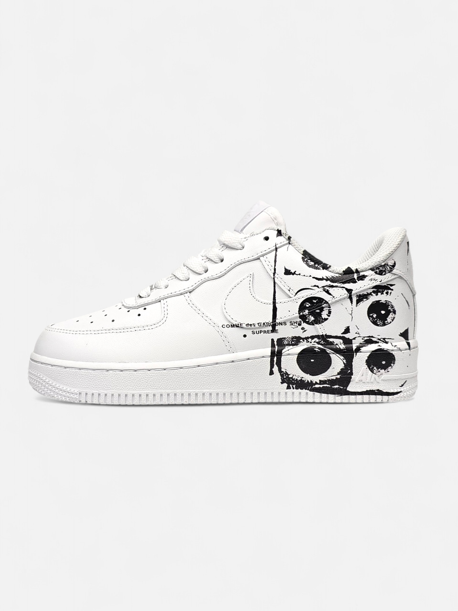 Nike Air Force 1 Low × Comme des Garçons Supreme • White • — головне фото товару