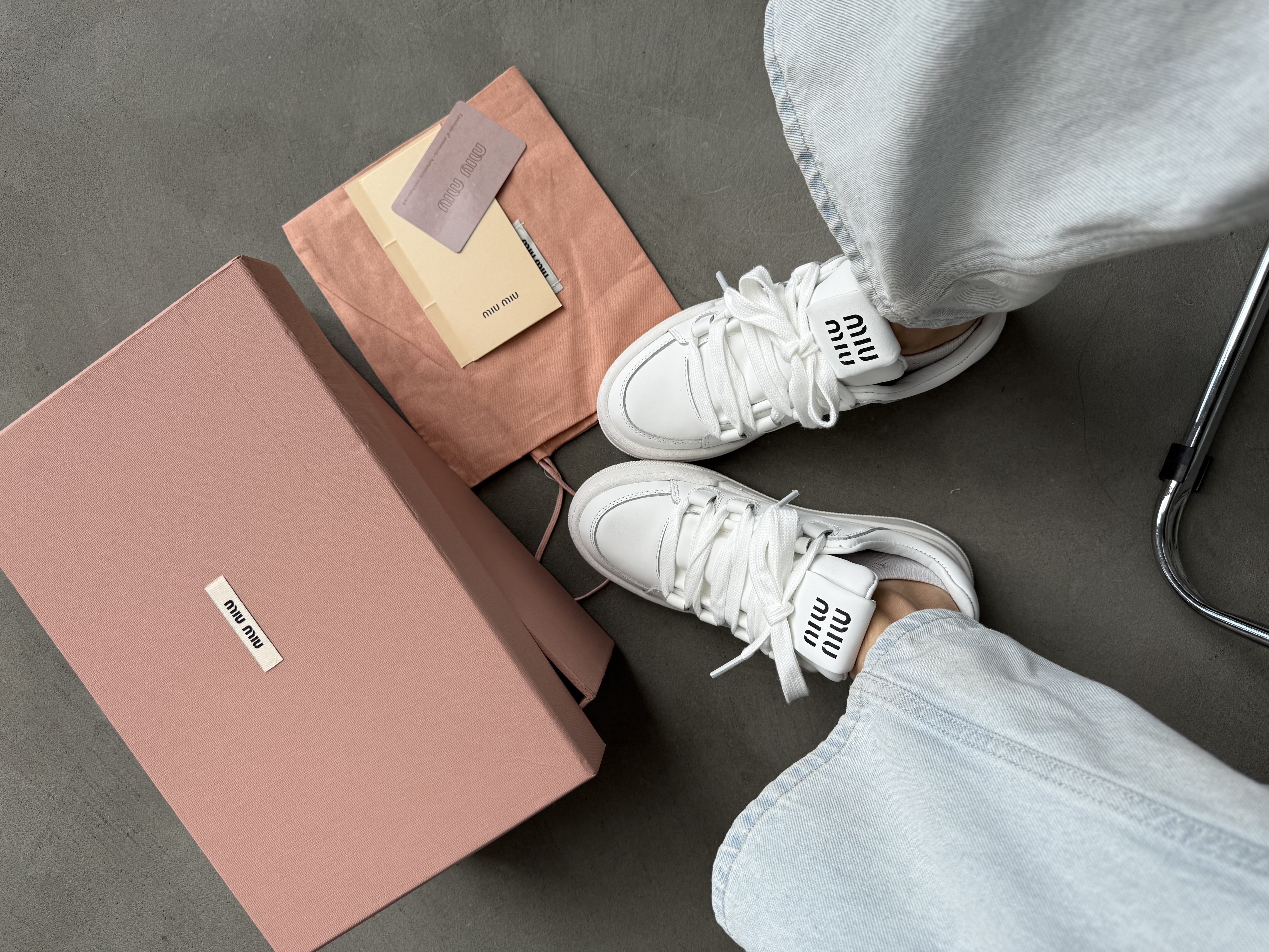 Miu Miu White Sneakers