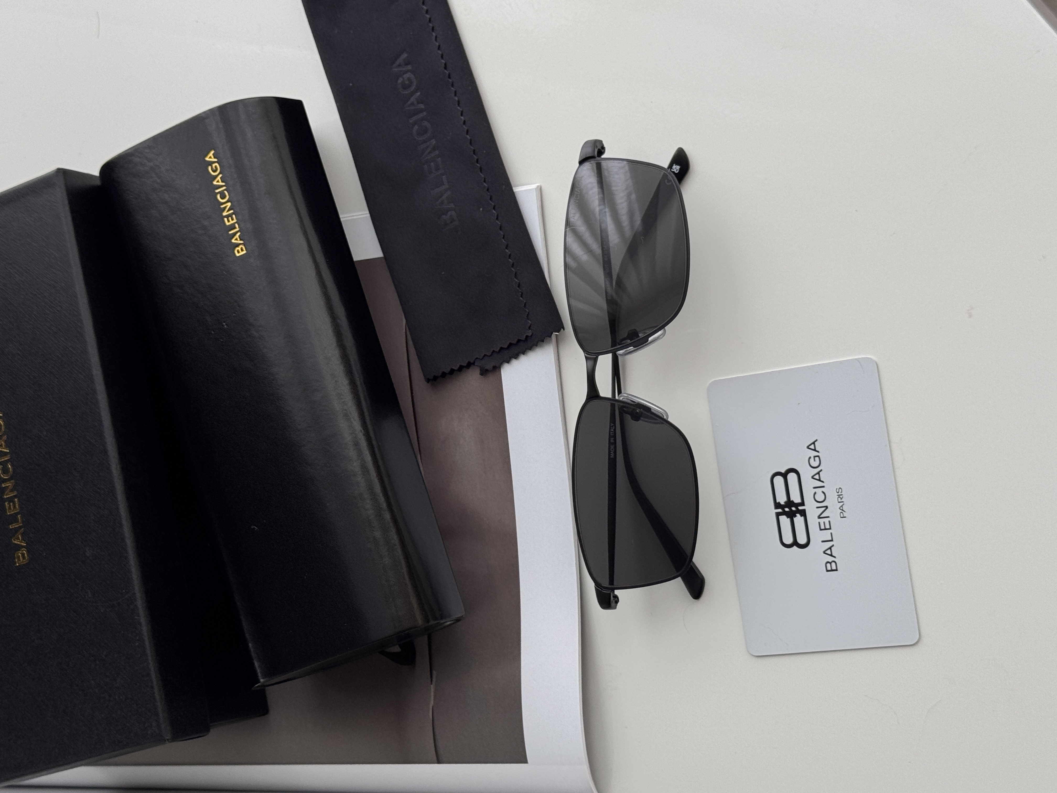 Balenciaga Black/Black BB0415O 001 XL 64/14/145
