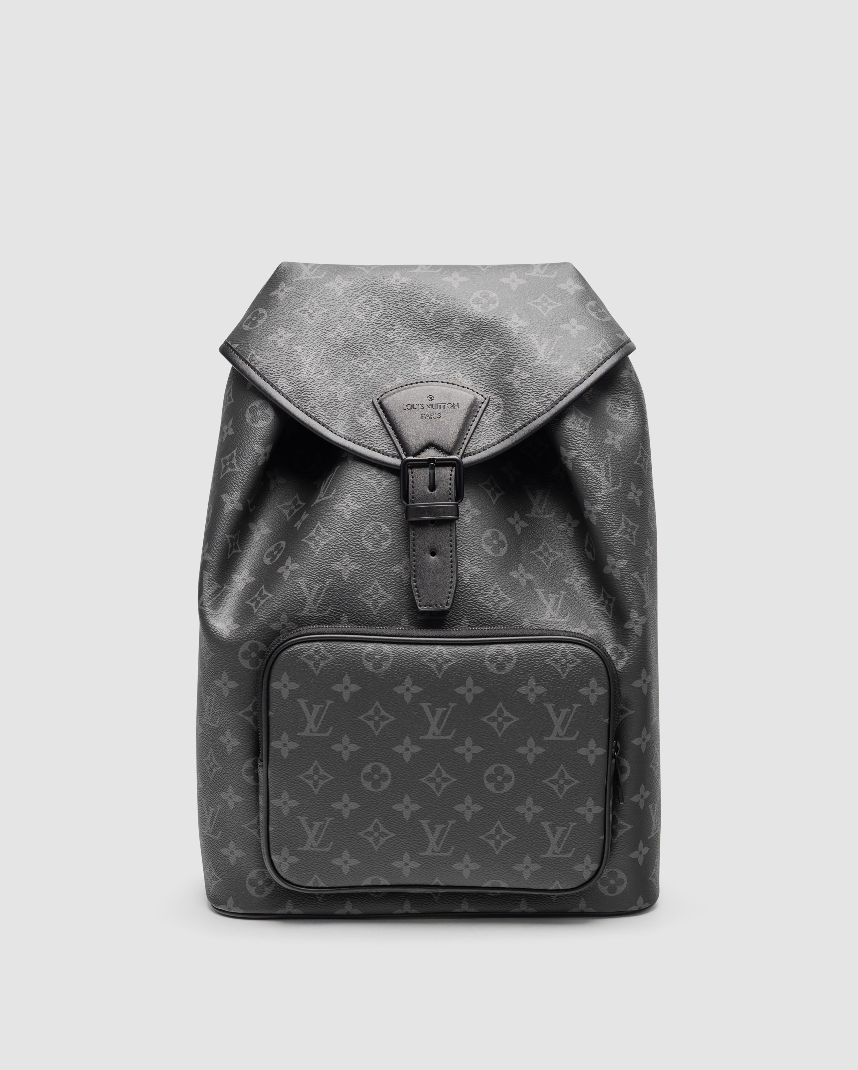 Louis Vuitton Montsouris Backpack Monogram Eclipse Grey