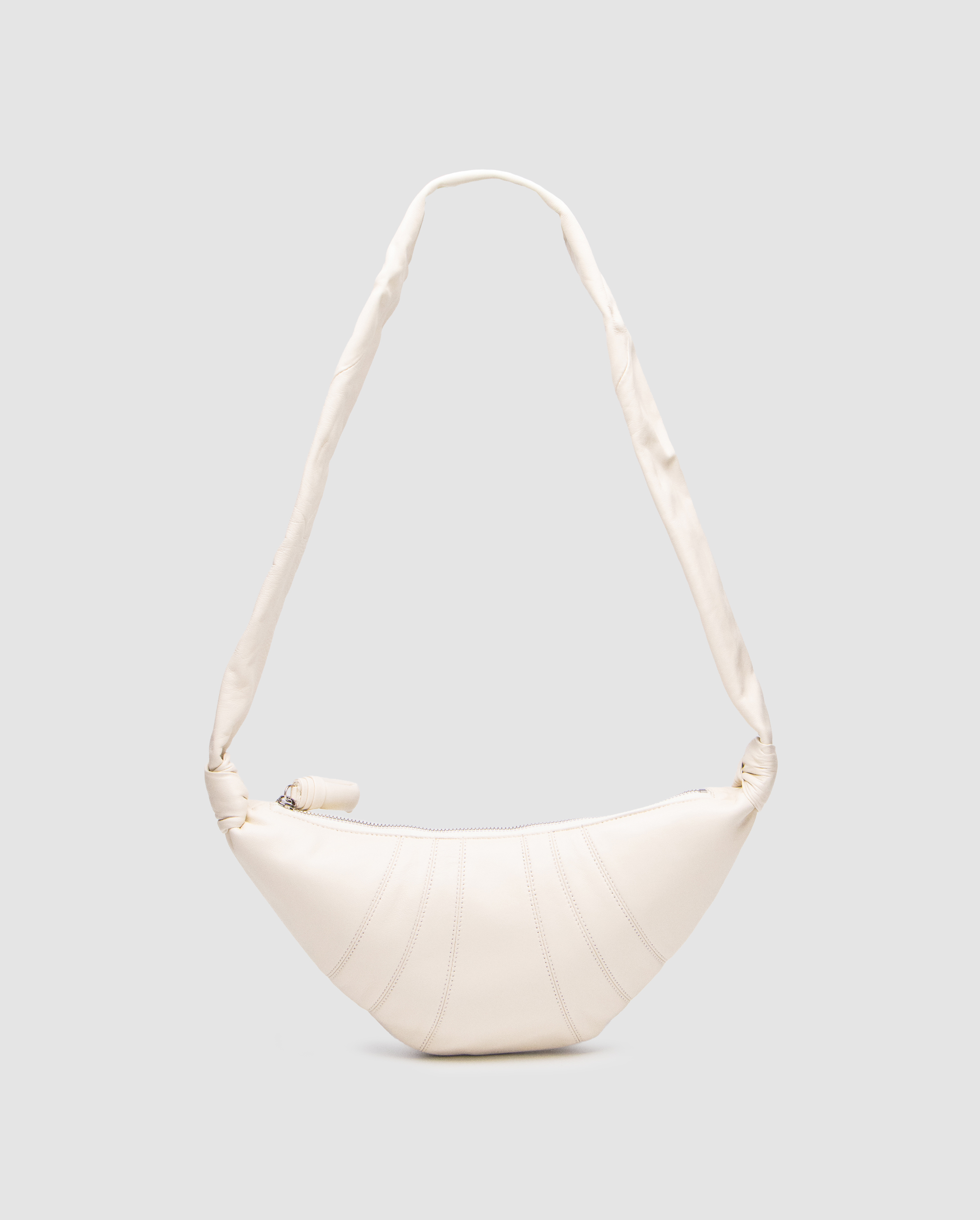 Lemaire Small Croissant Bag White