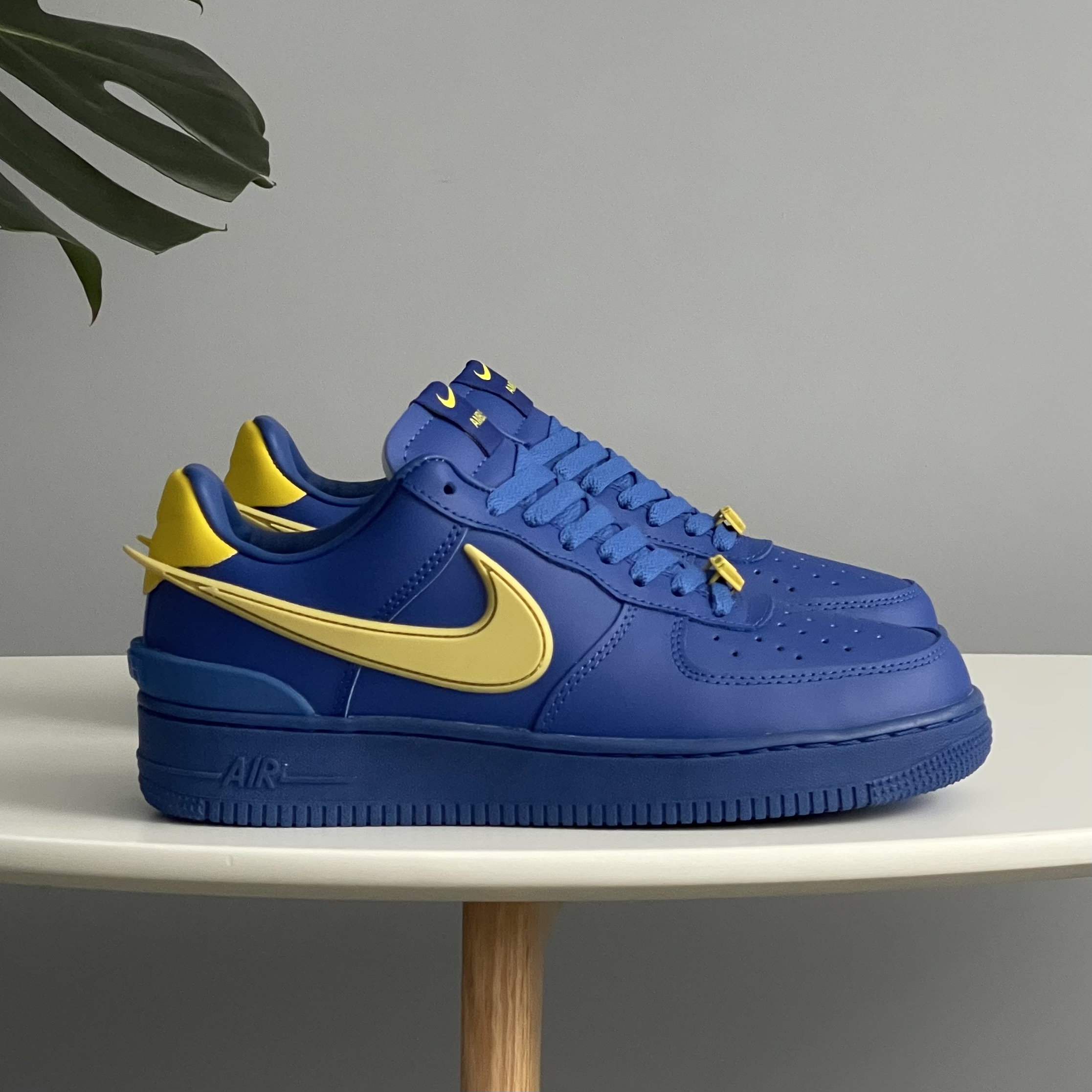 Nike Air Force x Ambush Blue Yellow Swoosh DV3464-400