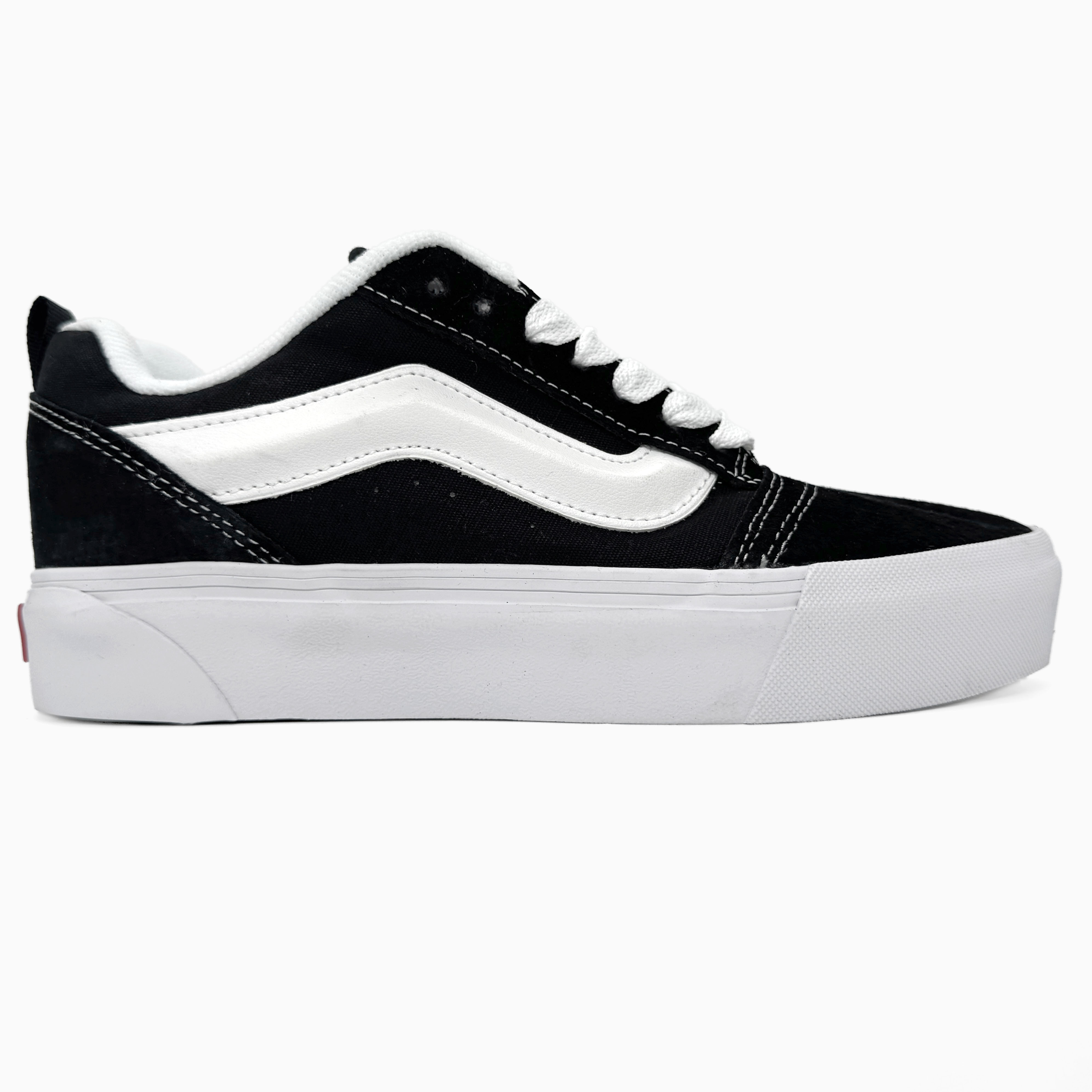 Vans Knu Skool Platform Black/White — головне фото товару