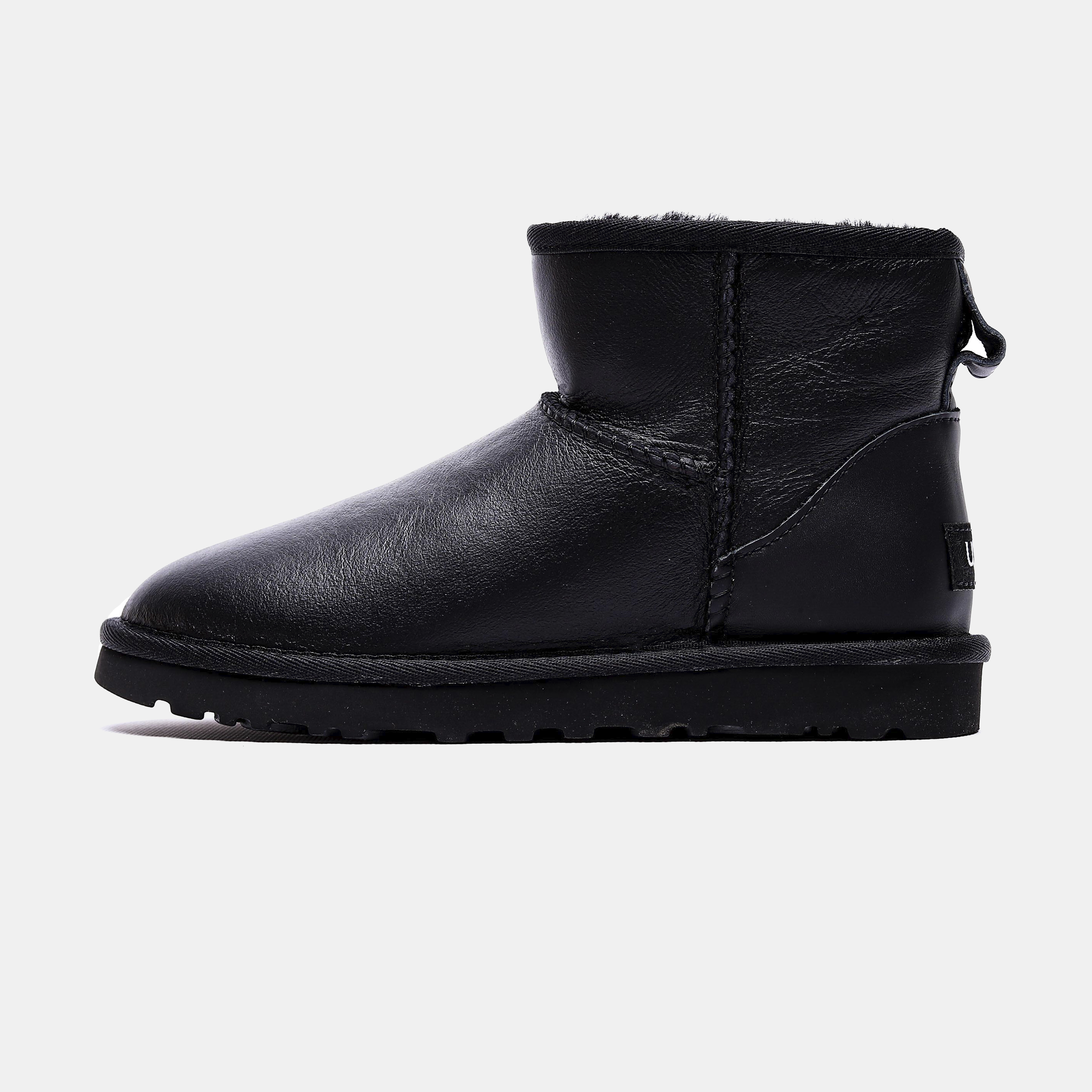 UGG Ultra Mini Black ( шкіра ) — головне фото товару