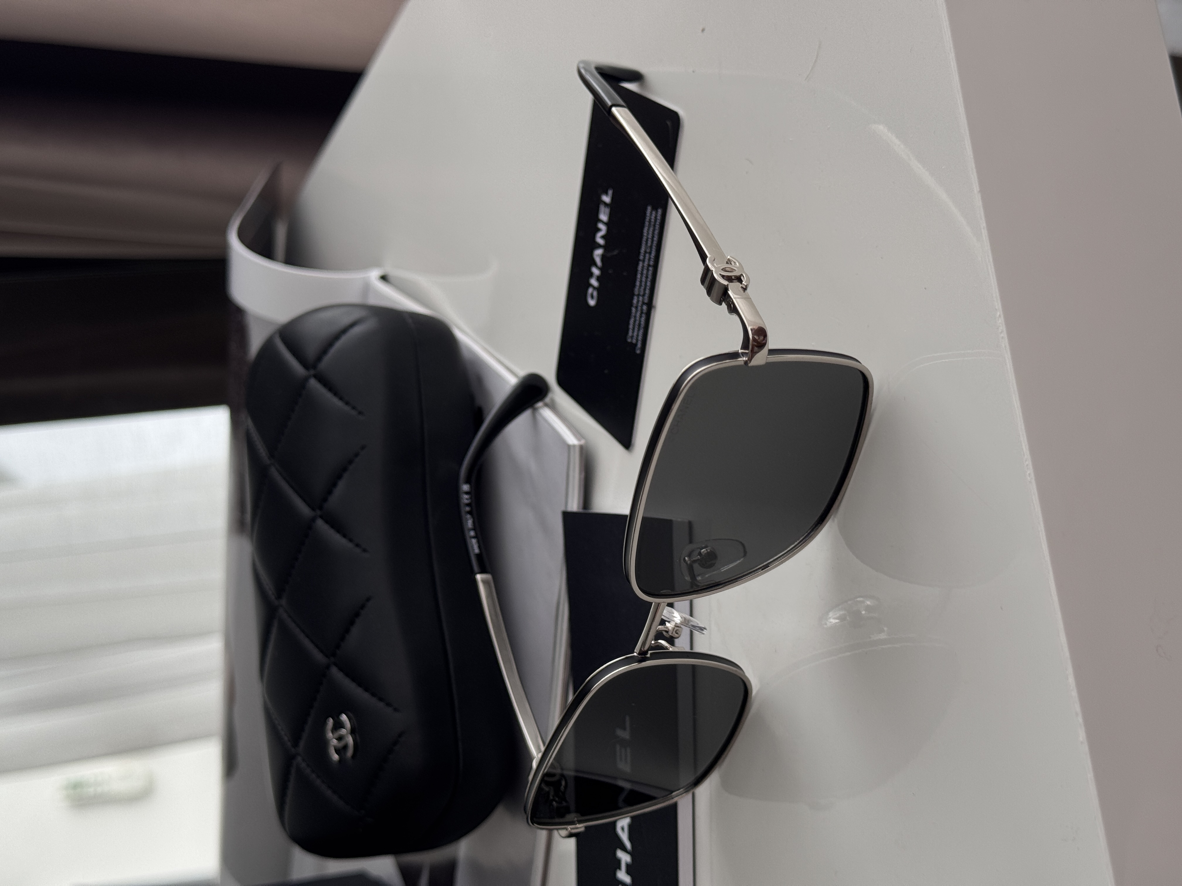 Chanel Black/Silver 2219 C.418 S 56/18/142