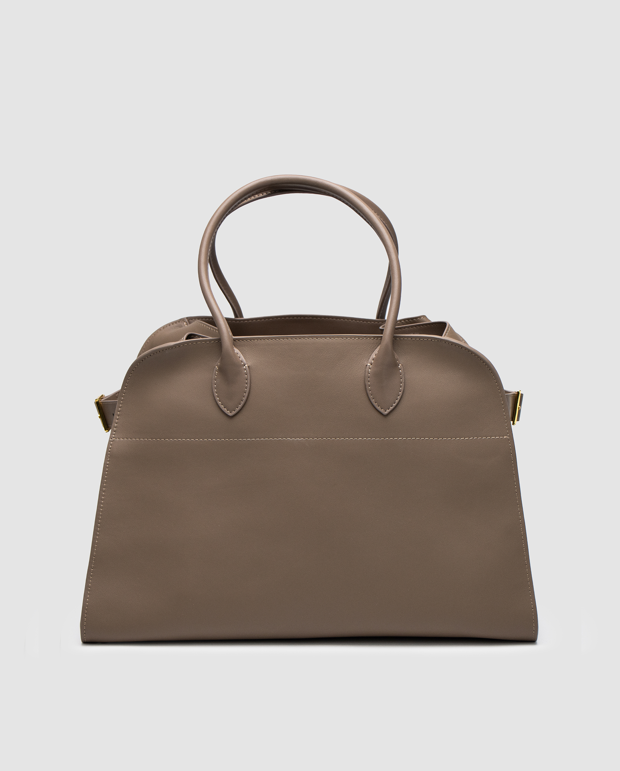 The Row Soft Margaux 39 Bag in Leather Brown Capucines (без брендування)
