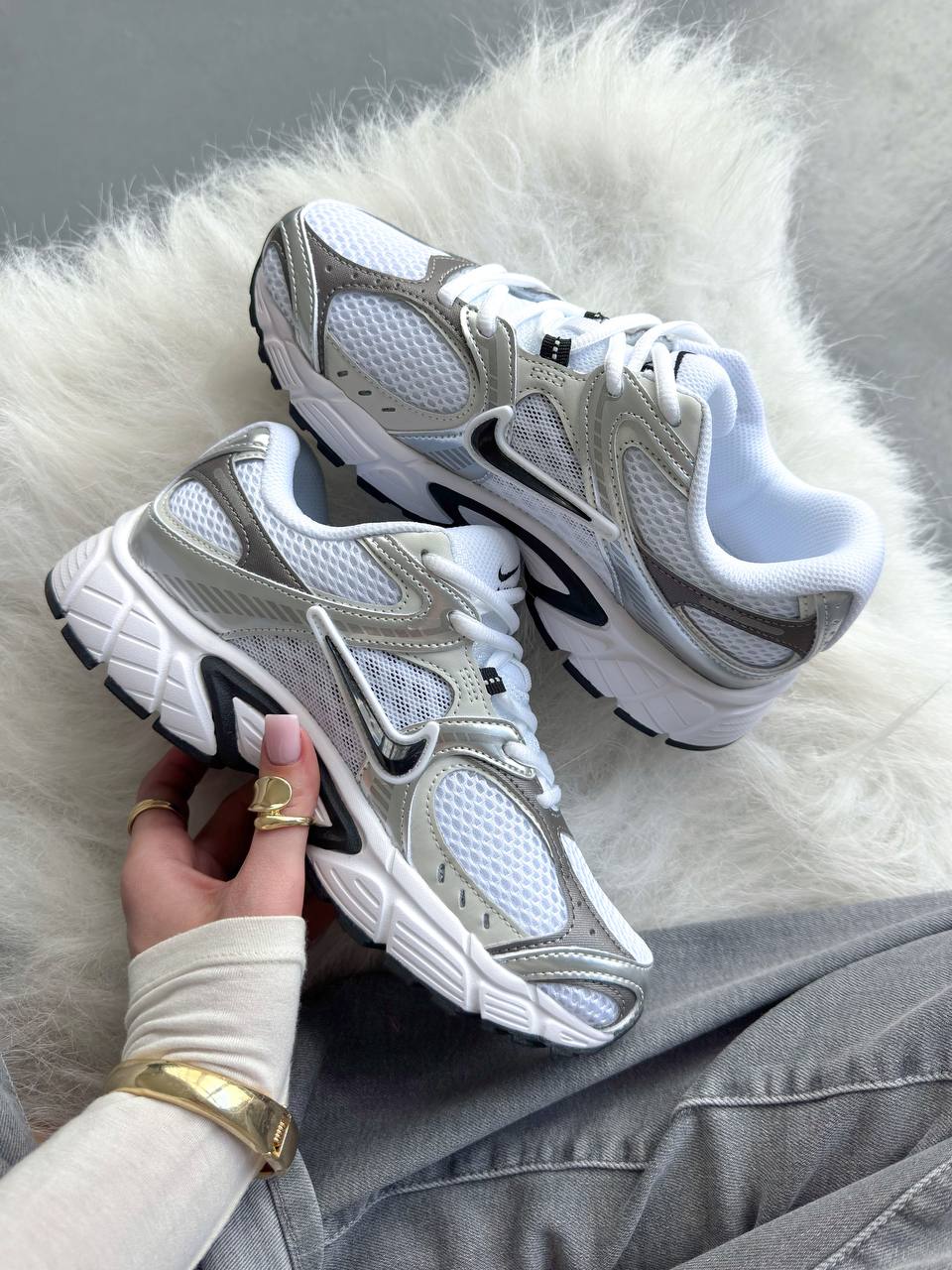 Nike Zoom Vomero 5 RNR White/Silver/Black — головне фото товару