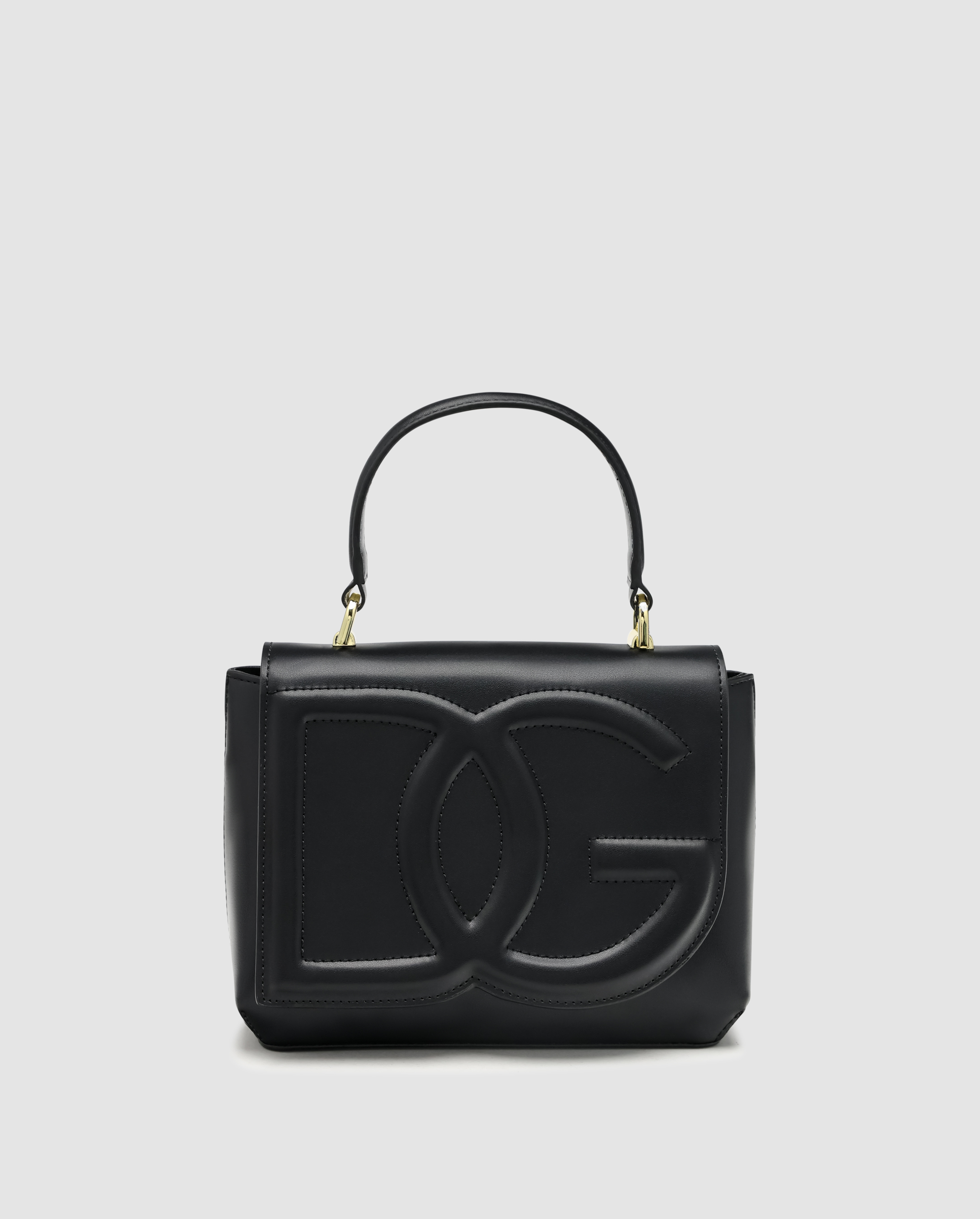 Dolce&Gabbana Calfskin DG Logo Bag Crossbody Bag Black