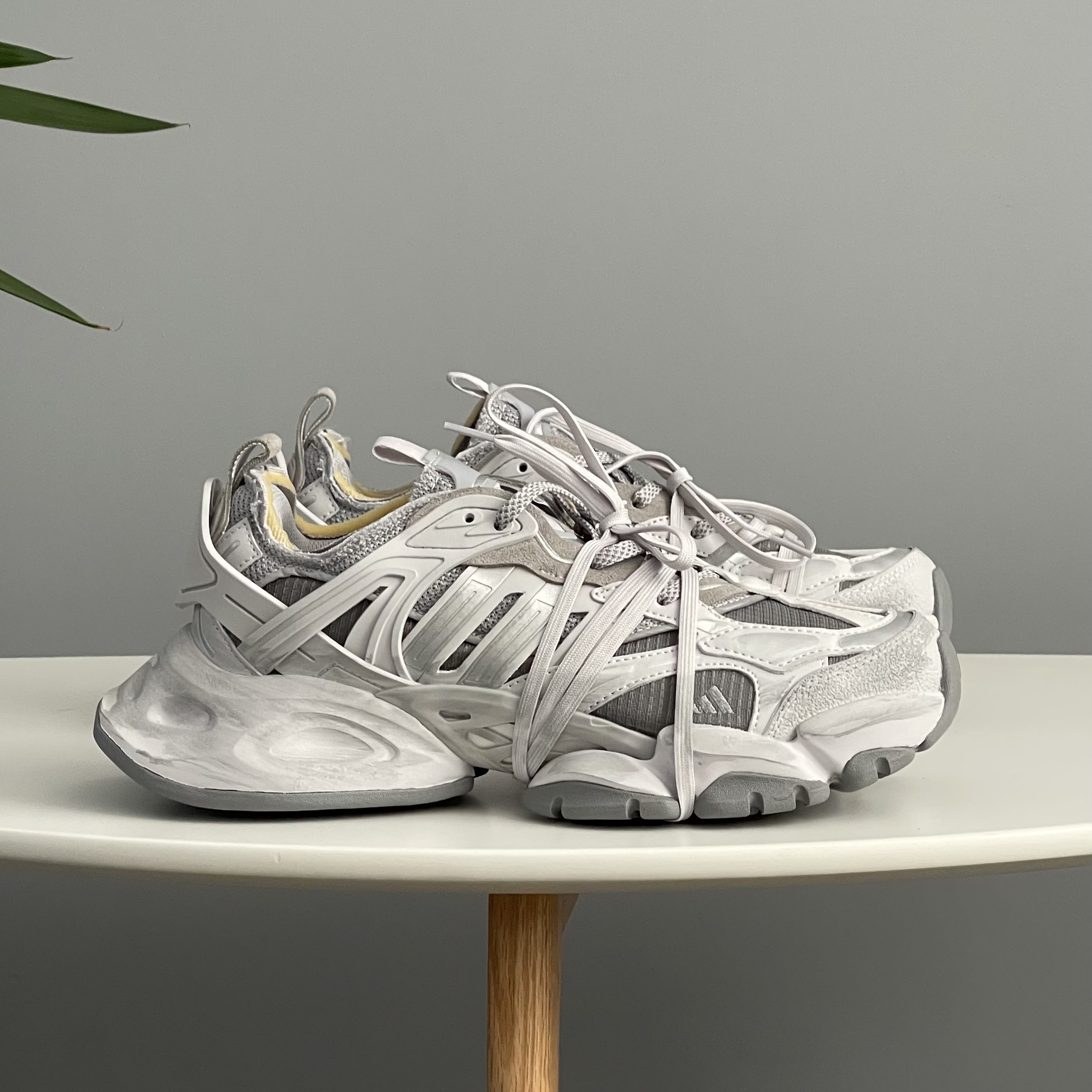 Adidas XLG Runner Deluxe Grey Silver White JP5761