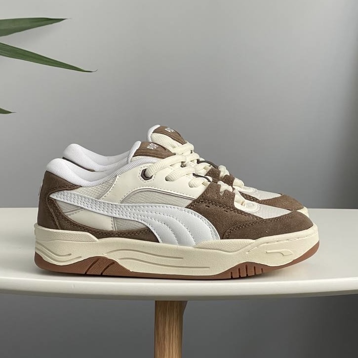 Puma-180 White Brown 389267-03
