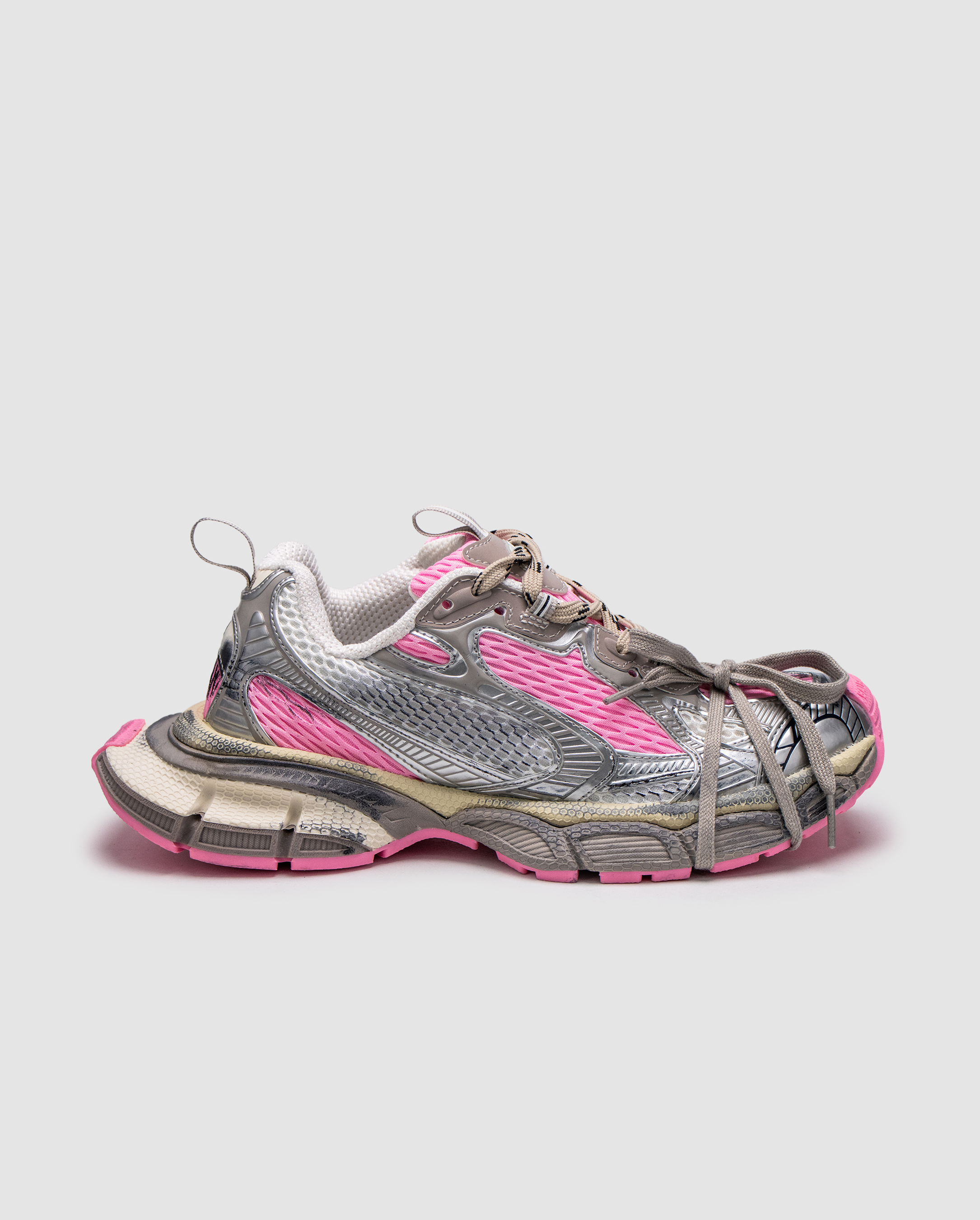 BALENCIAGA 3XL Sneaker in Silver/Pink
