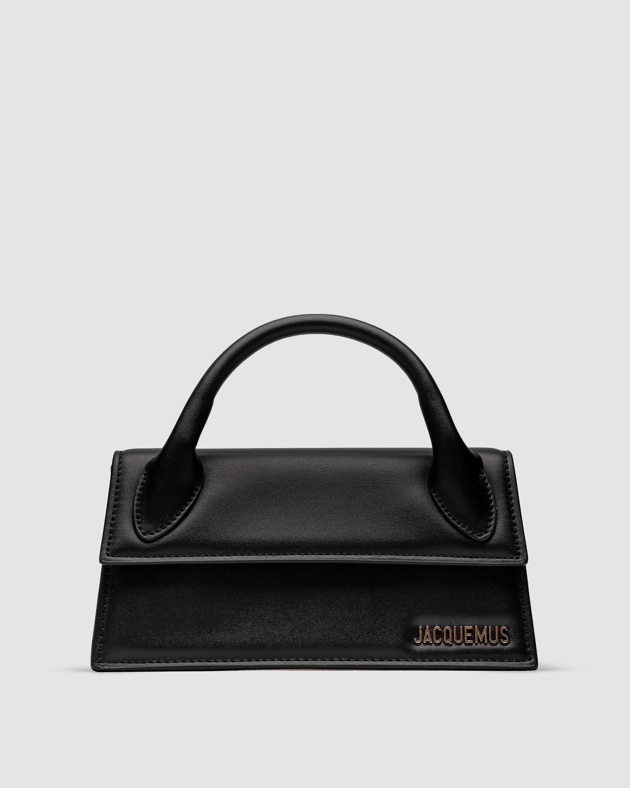 Jacquemus Le Chiquito Long Black Leather Top