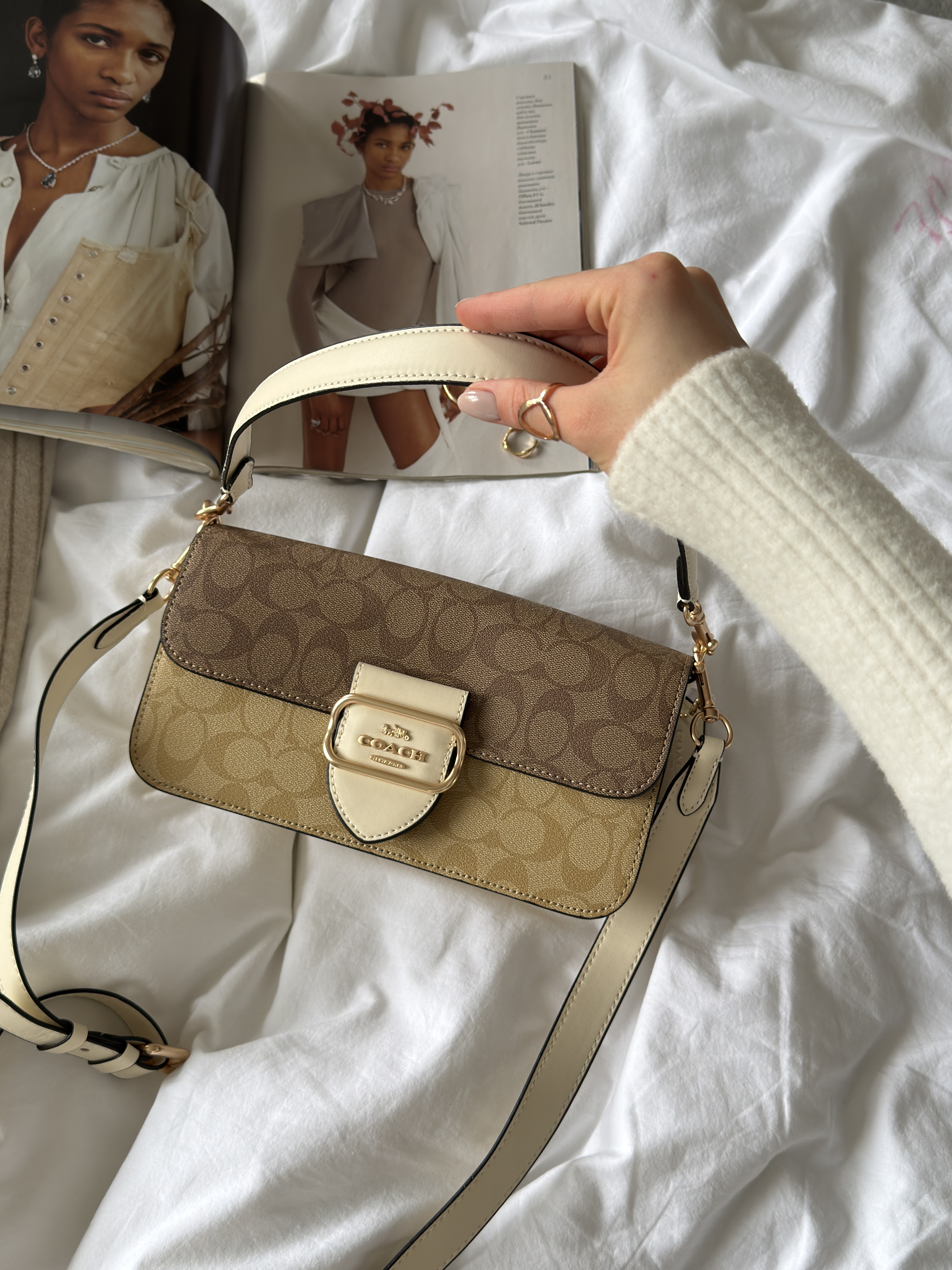 Coach Morgan Crossbody Bag Milk/Beige
