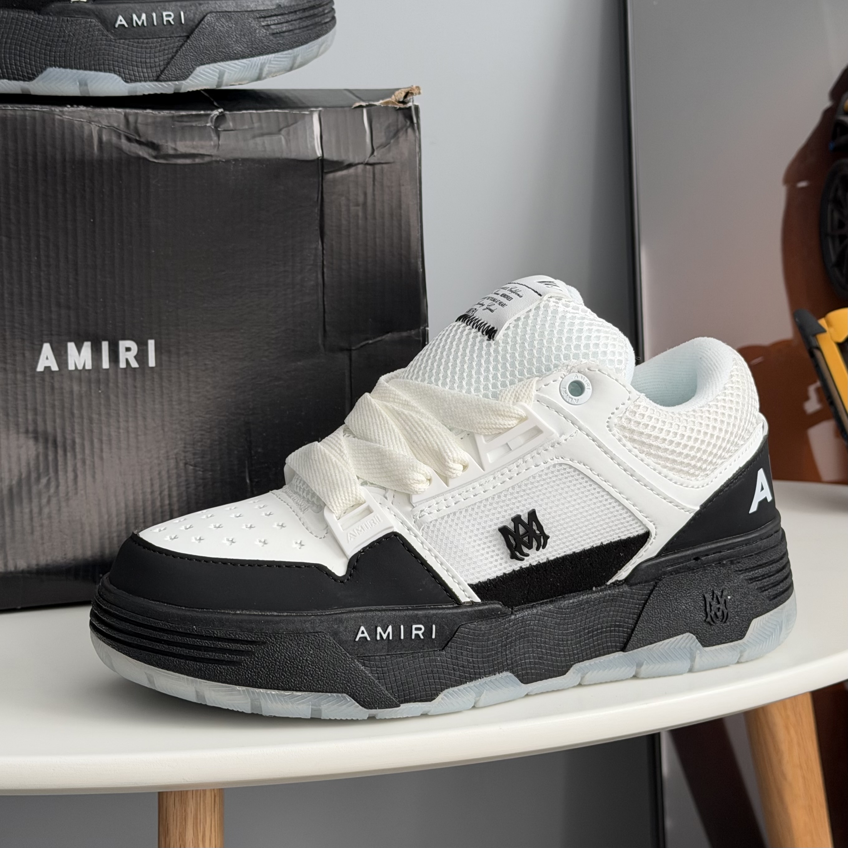 Amiri Ma-1 Sneakers Black White
