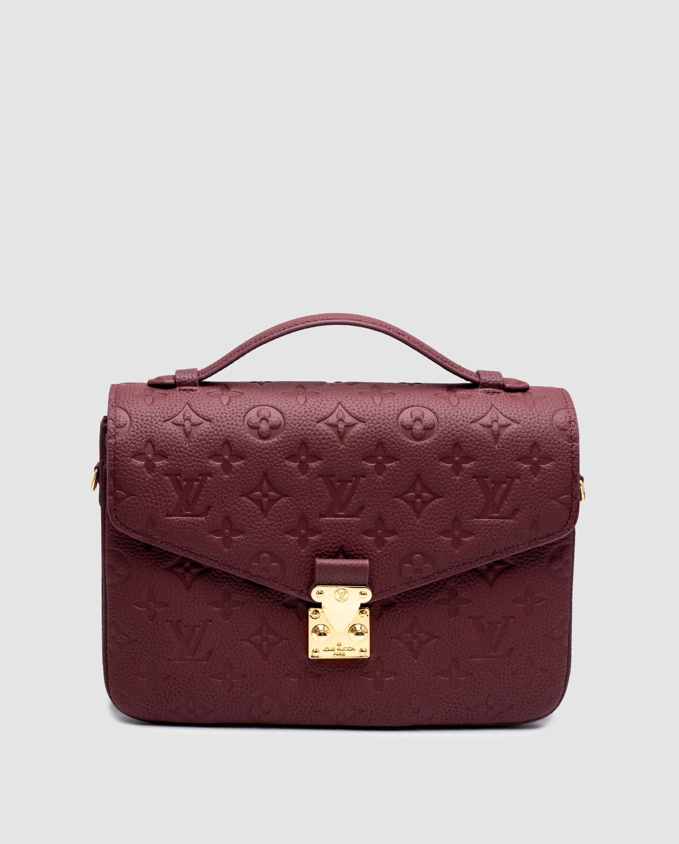 Louis Vuitton Pochette Métis Monogram Empreinte Burgundy