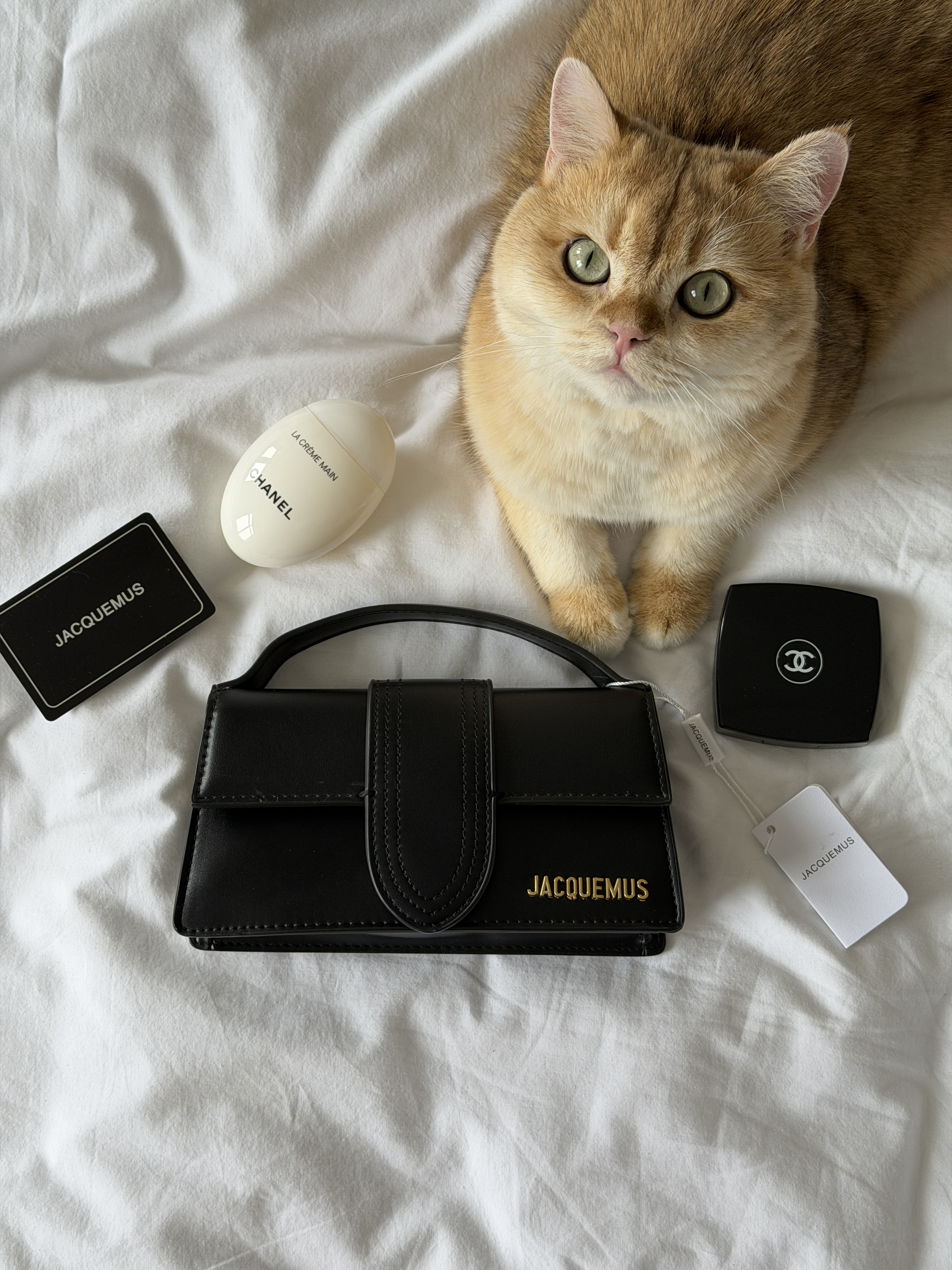 Jacquemus Le Bambino Handbag With Adjustable Crossbody Black