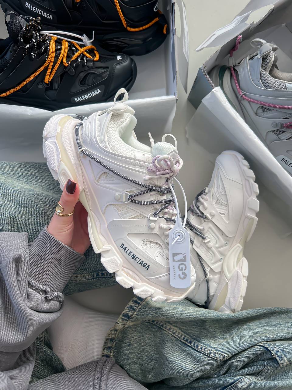 Balenciaga Track Trail Laces WMNS White — головне фото товару