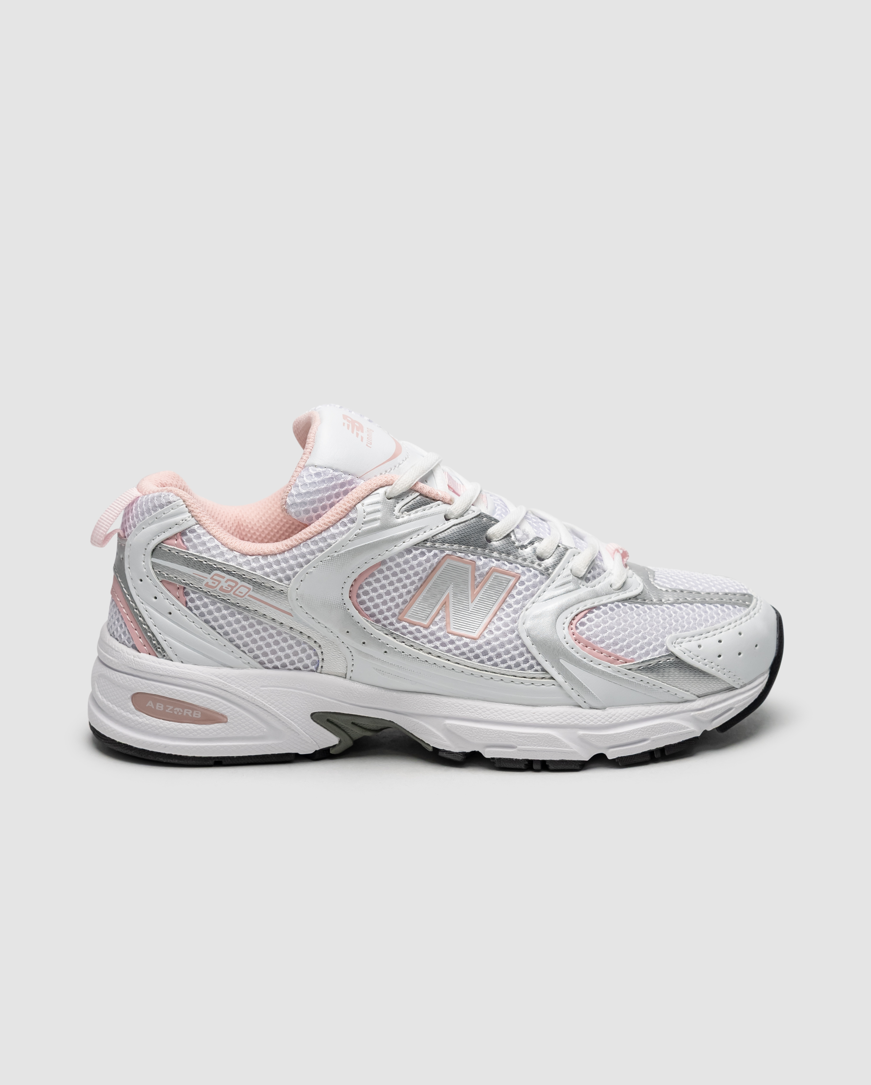 New Balance 530 Pink White Silver
