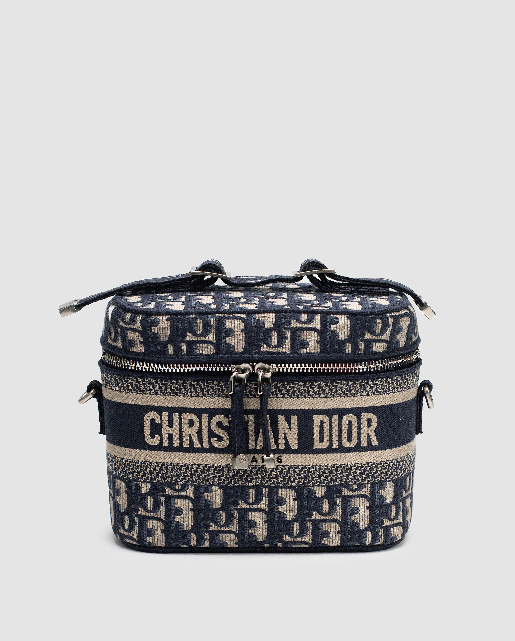 Christian Dior Travel Small Vanity Oblique Blue